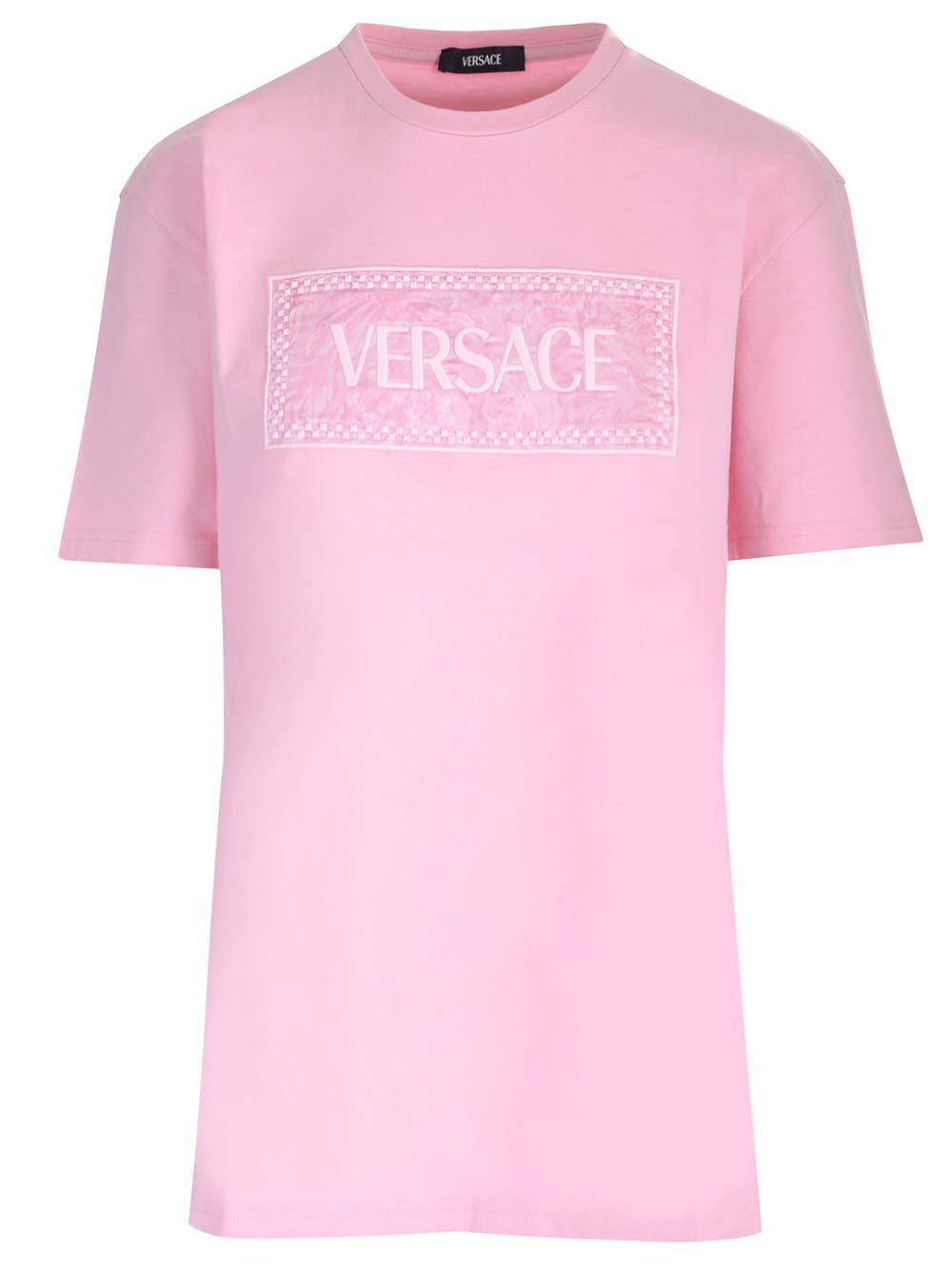 VERSACE EMBROIDERED BAROQUE T-SHIRT