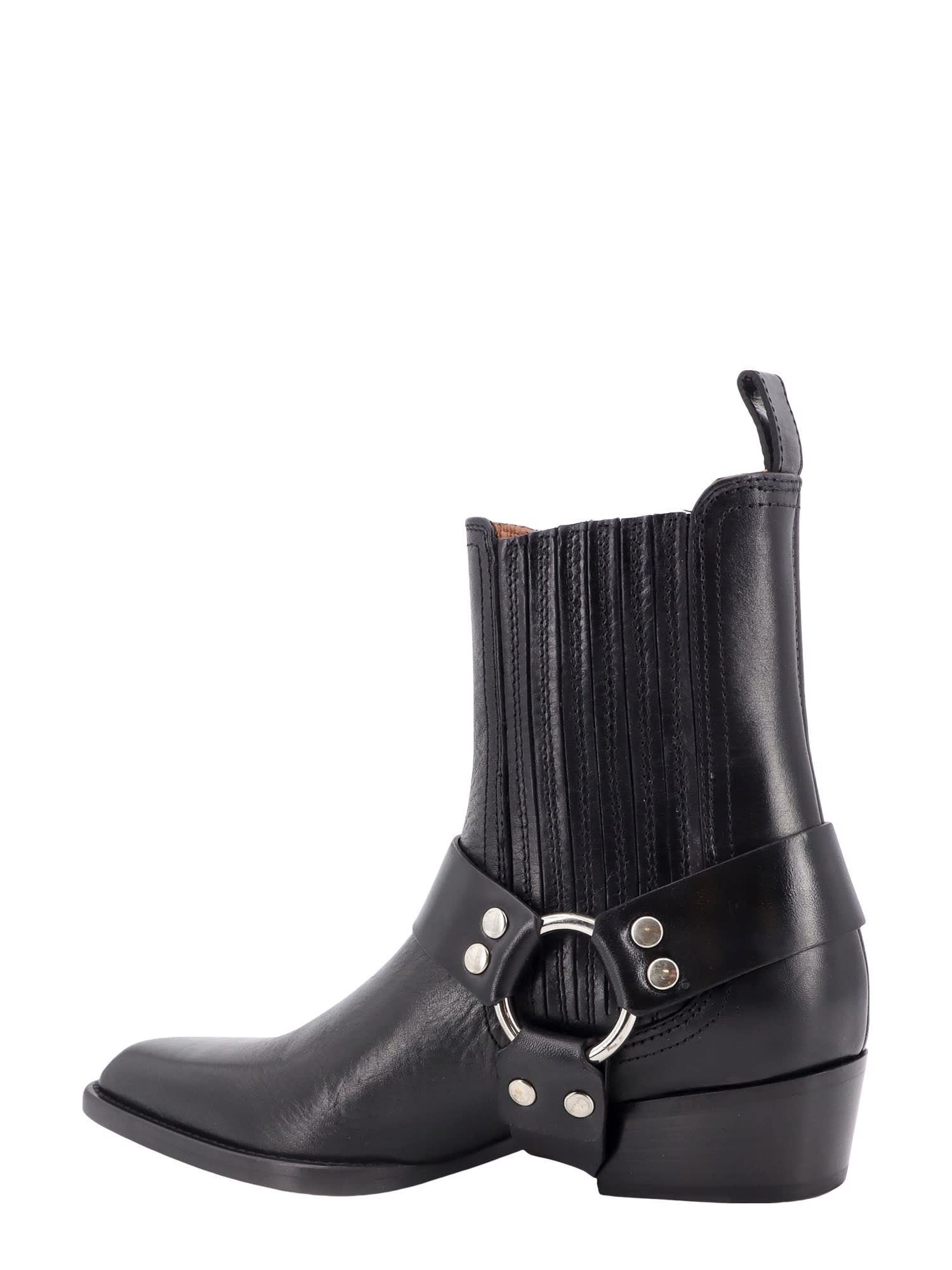 Shop Paris Texas Helena Ankle Boots In Black