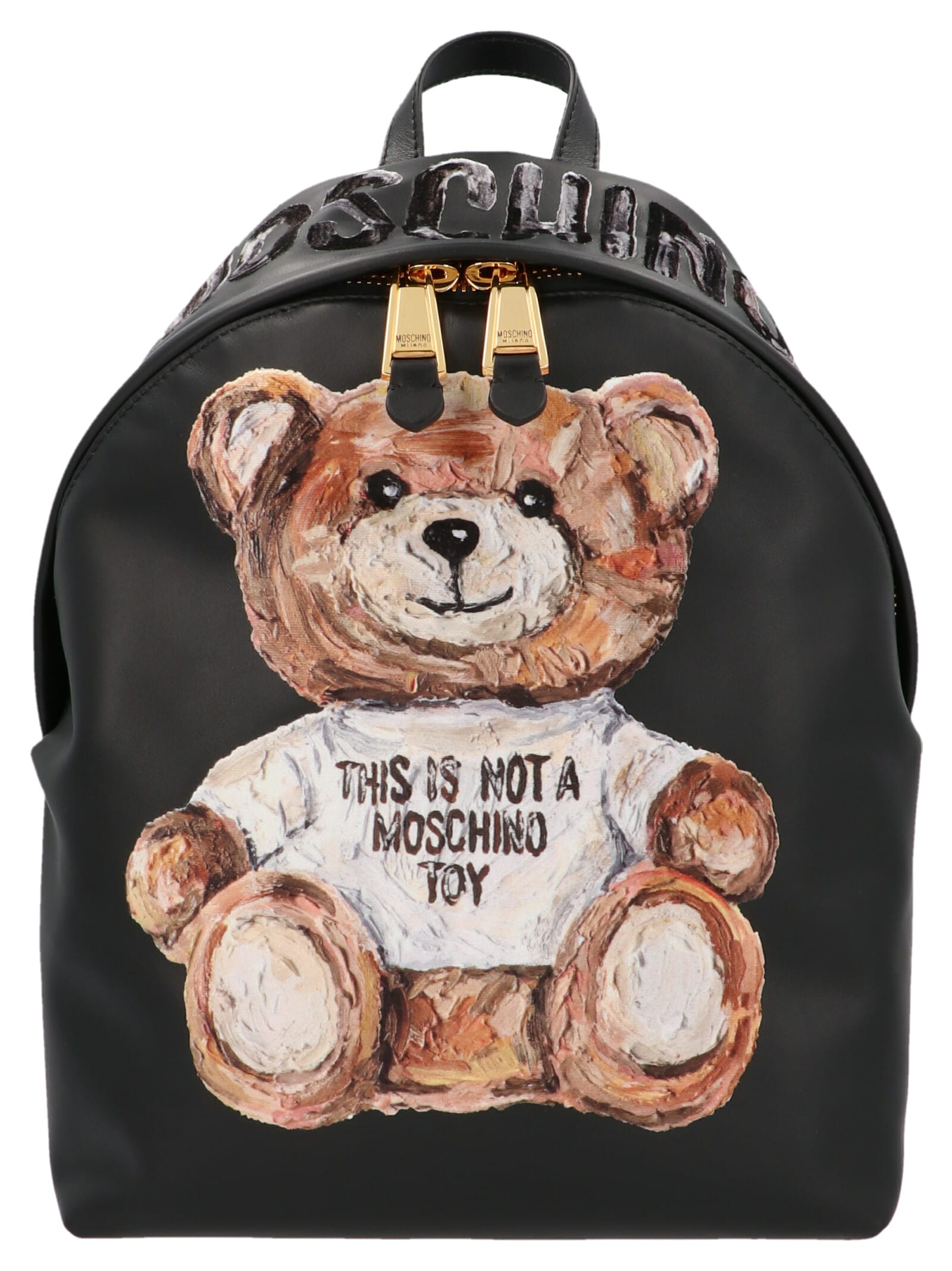 Moschino painted Teddy Bag