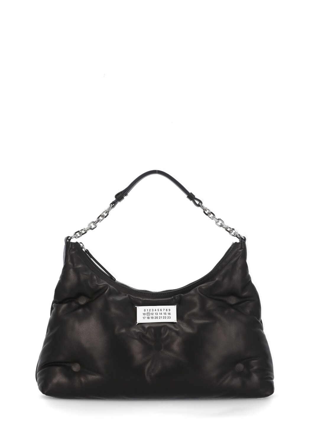 Shop Maison Margiela Glam Slam Hobo Medium Bag In Black