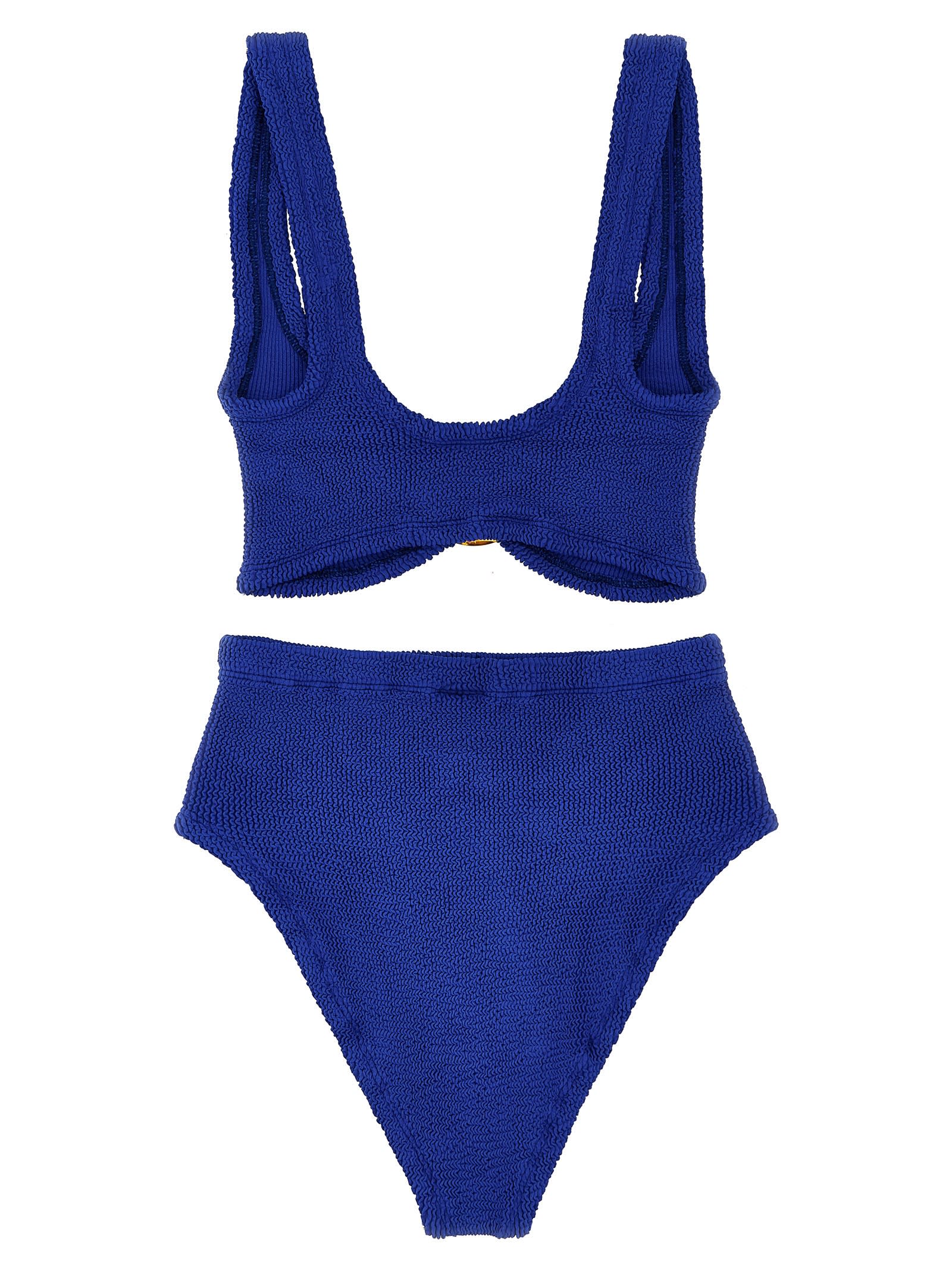 Shop Hunza G Nadine Bikini In Blue