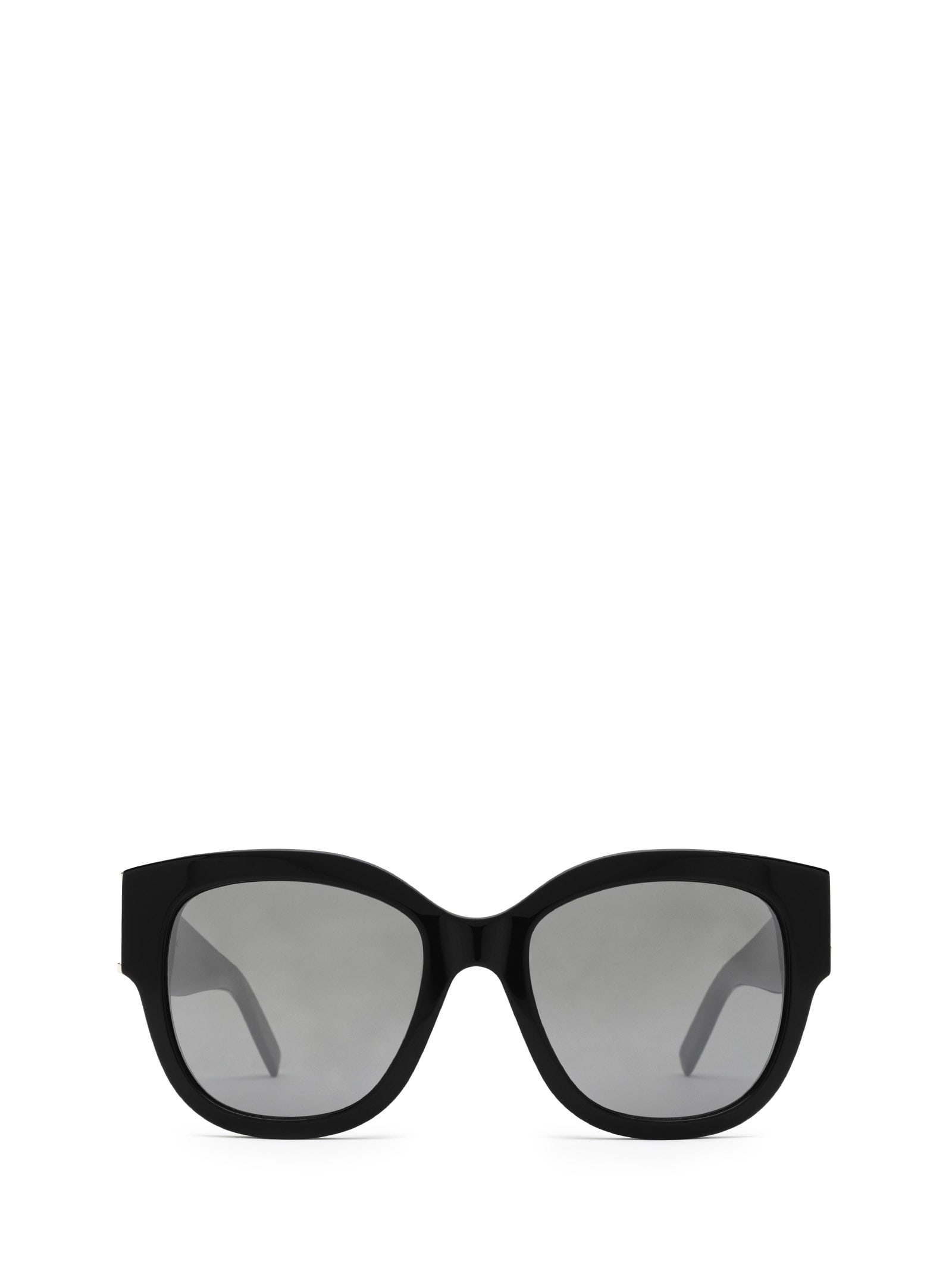 Shop Saint Laurent Sl M95/f Black Sunglasses