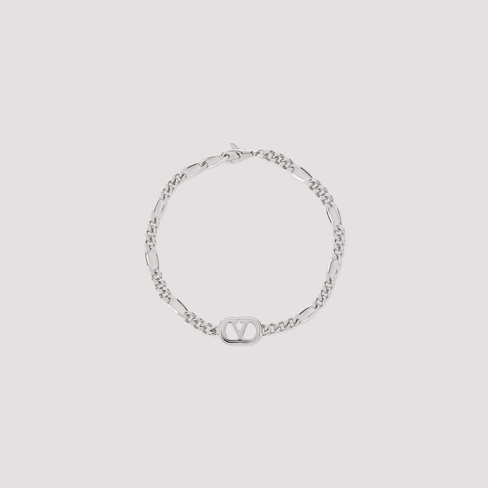 Valentino Ovalette Bracelet In Metallic