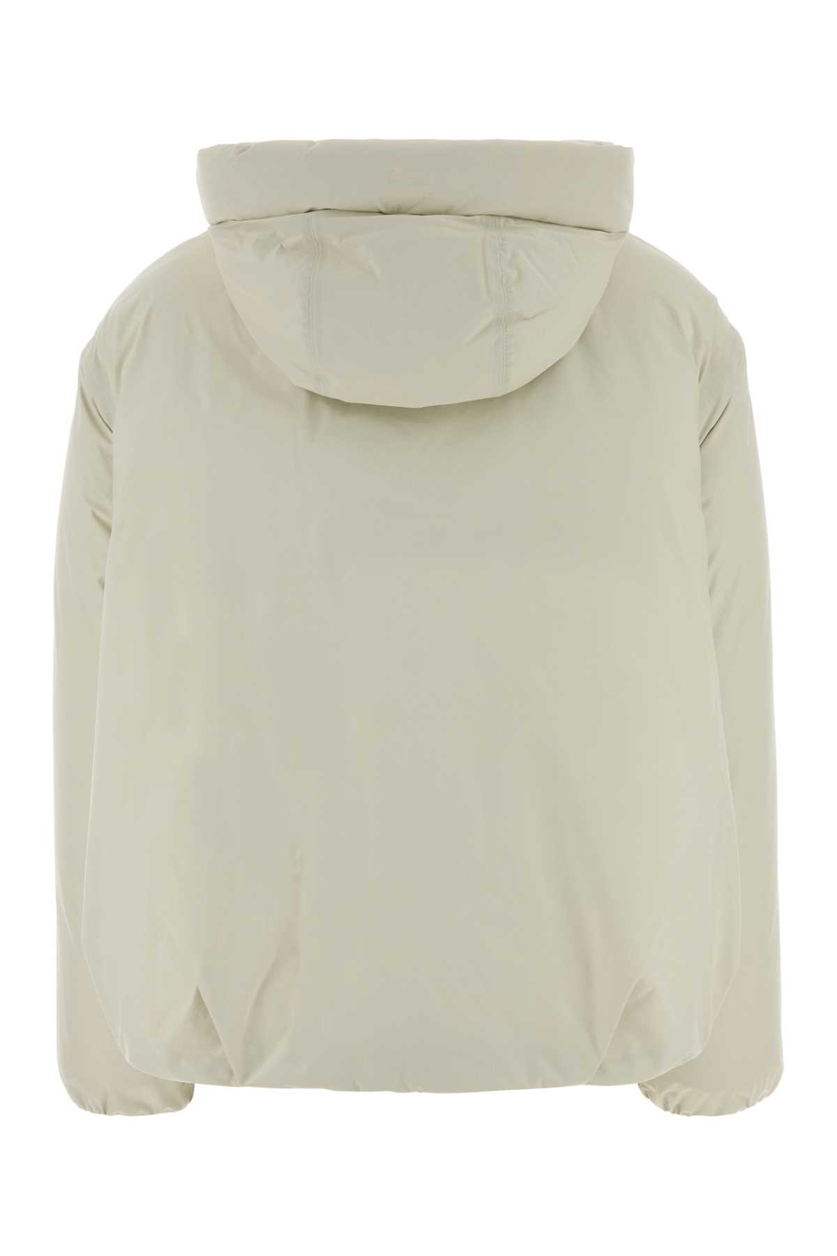 Herno Chalk Nylon Down Jacket In Neutral