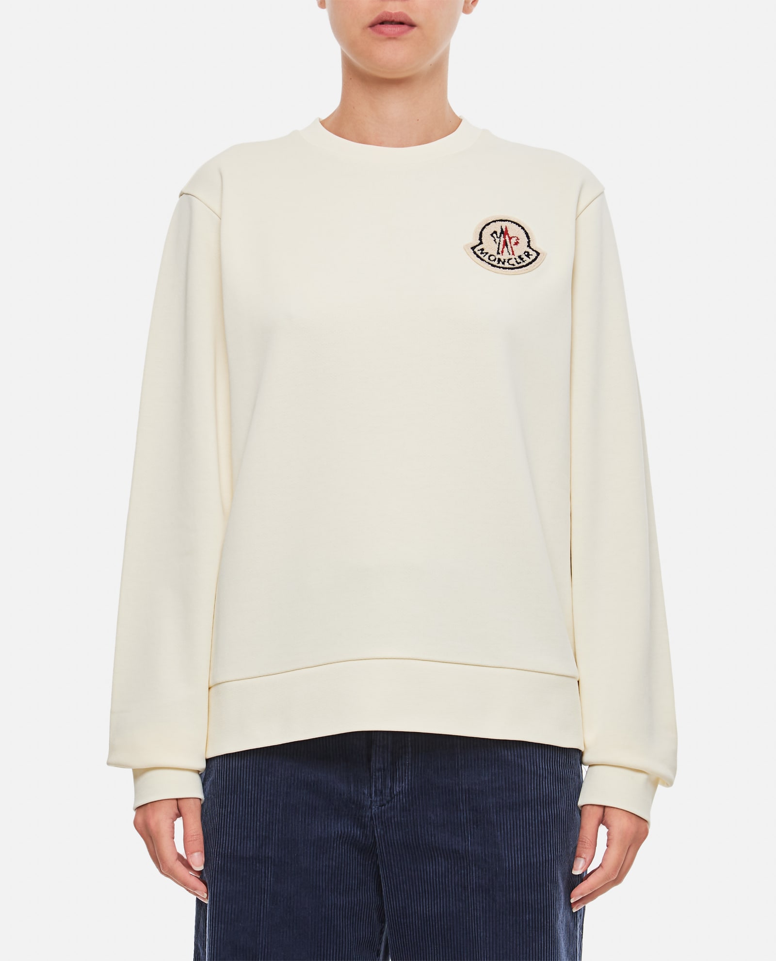 MONCLER COTTON FLEECE SWEATSHIRT