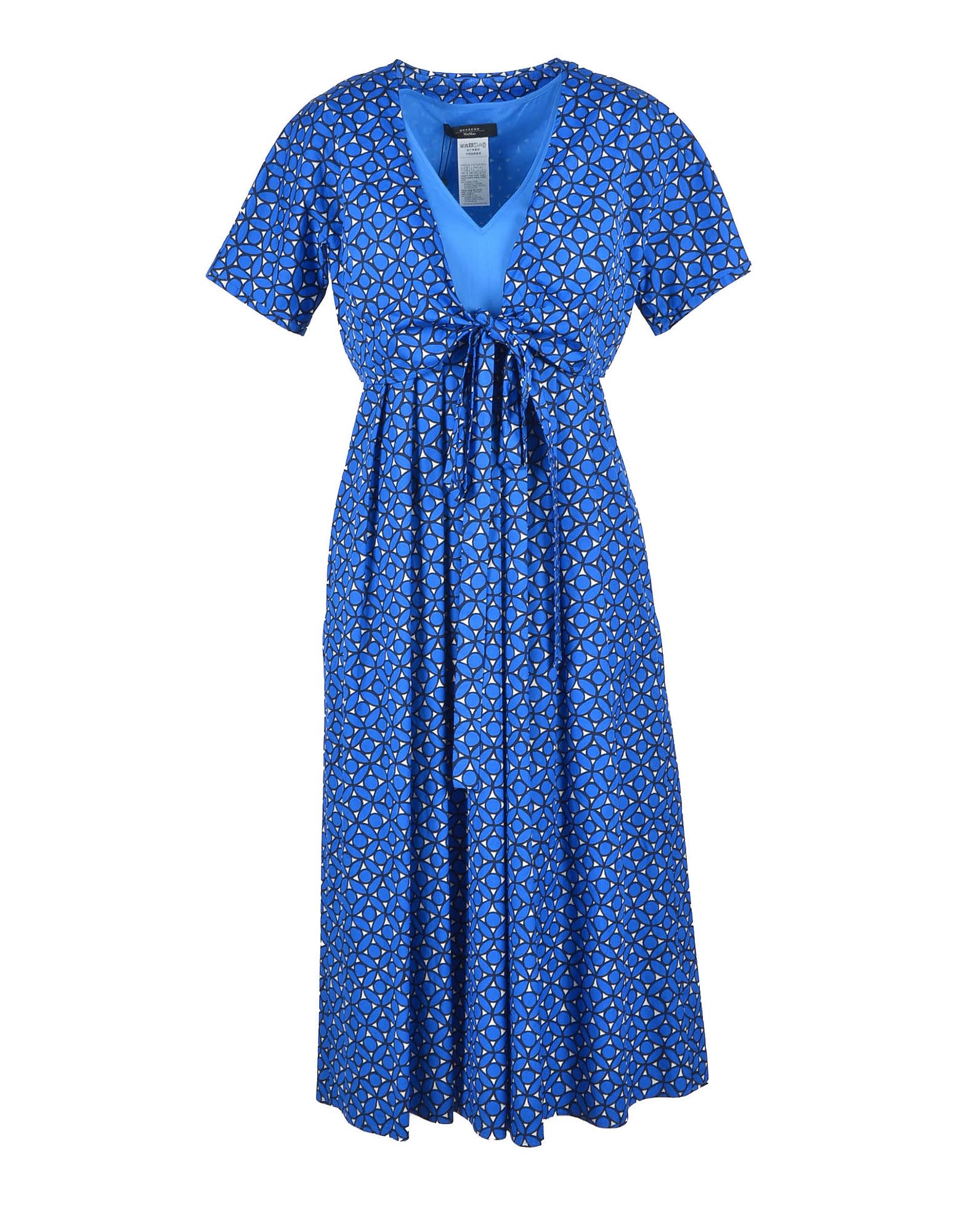 Max Mara Womens Blue Dress