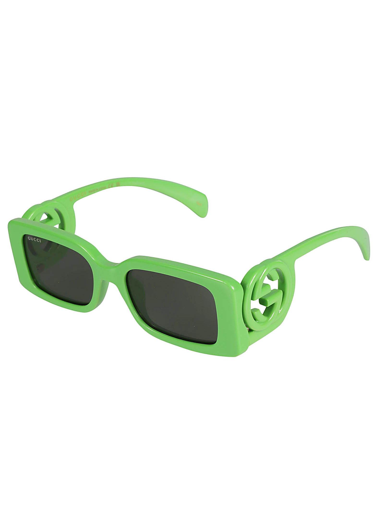 Gucci Square Classic Sunglasses In Green