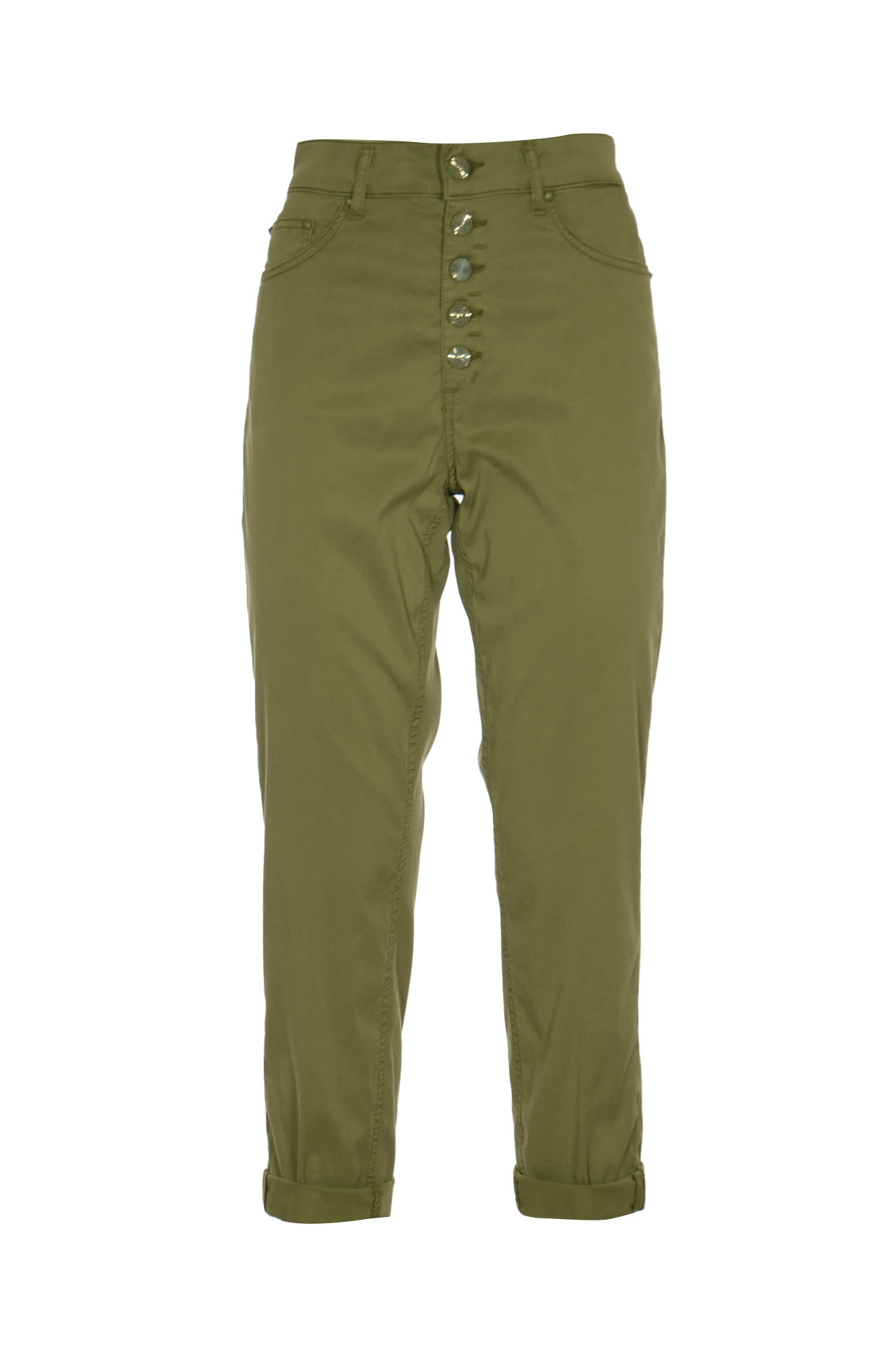 Button Fitted Trousers