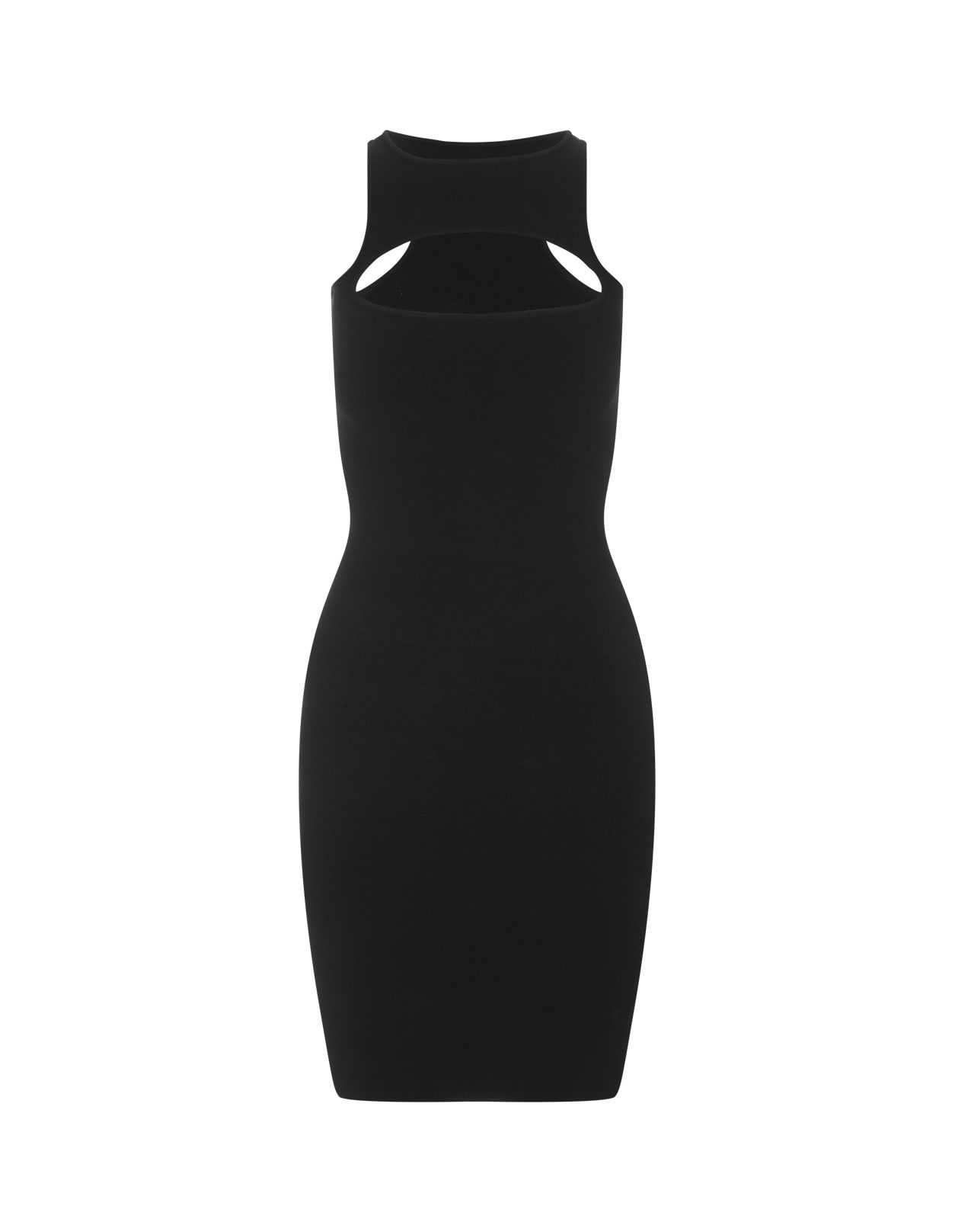 DSQUARED2 BLACK DRESS WITH CUT-OUT