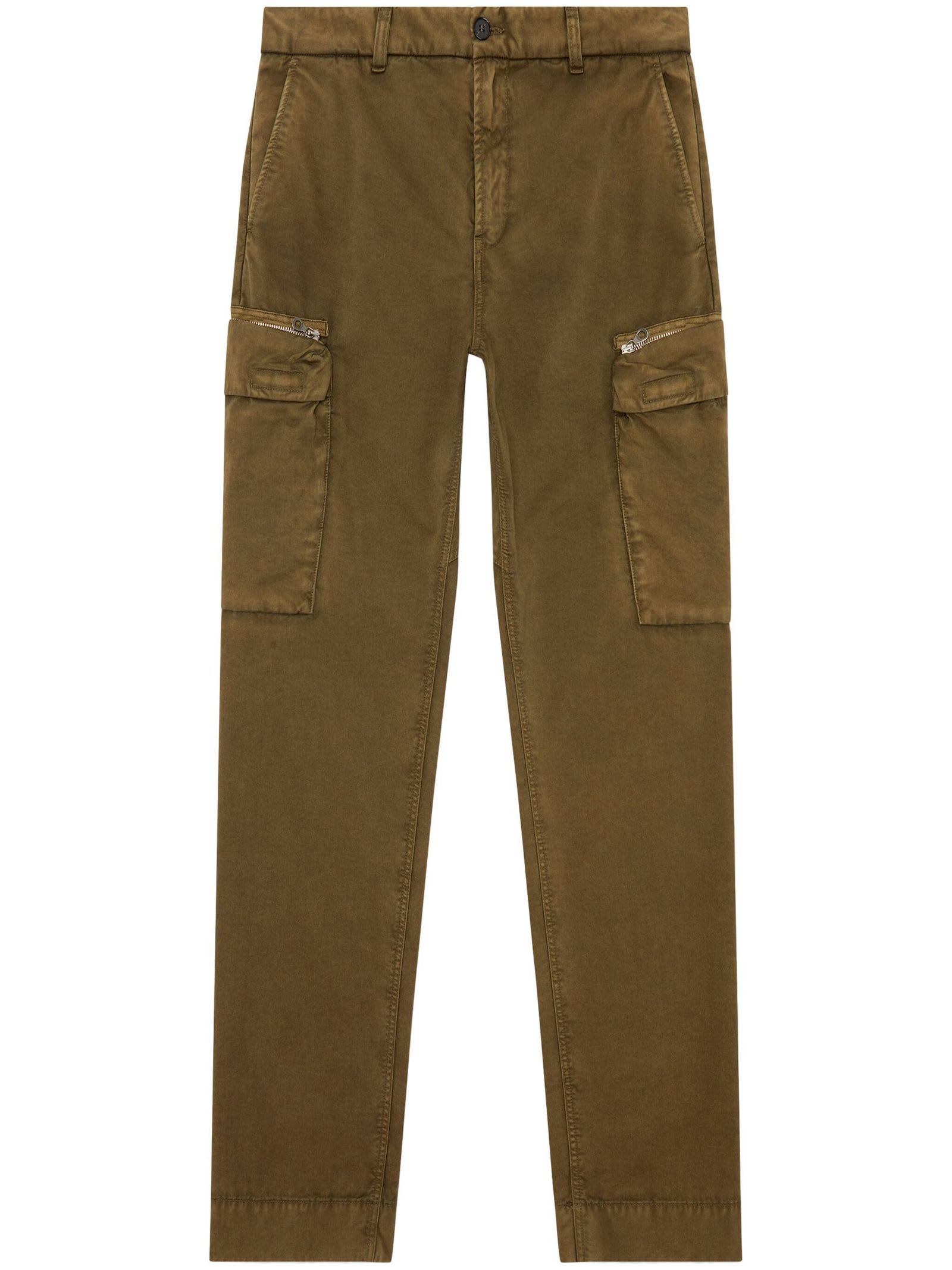 Shop Diesel Trousers Green