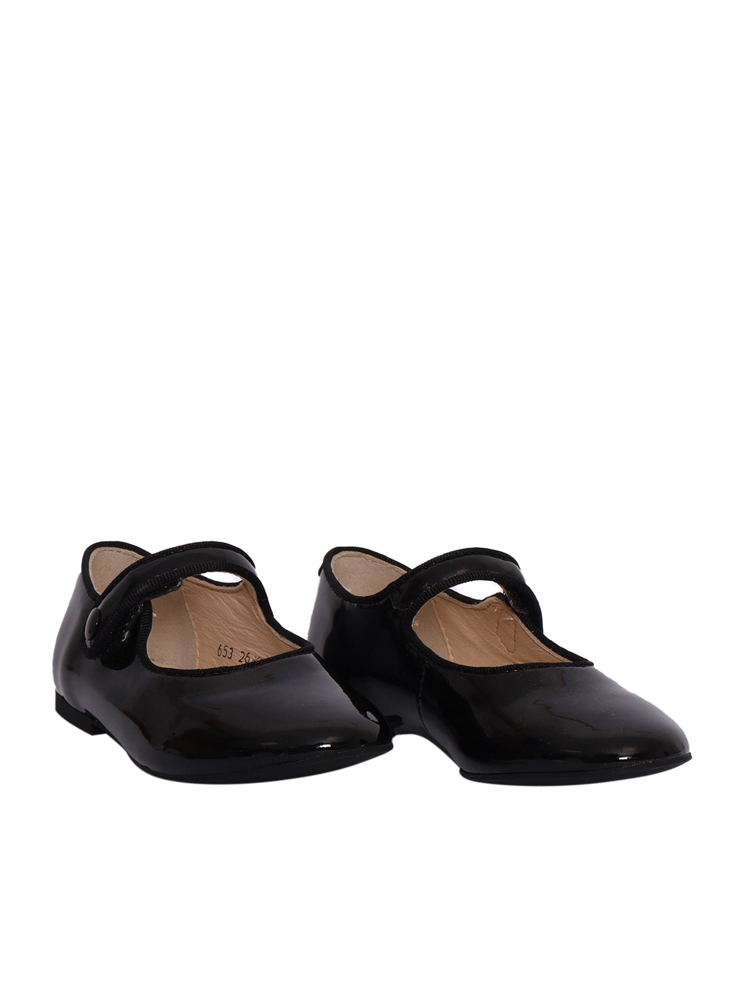 Pom D'api Daisy Baby Shoes In Black