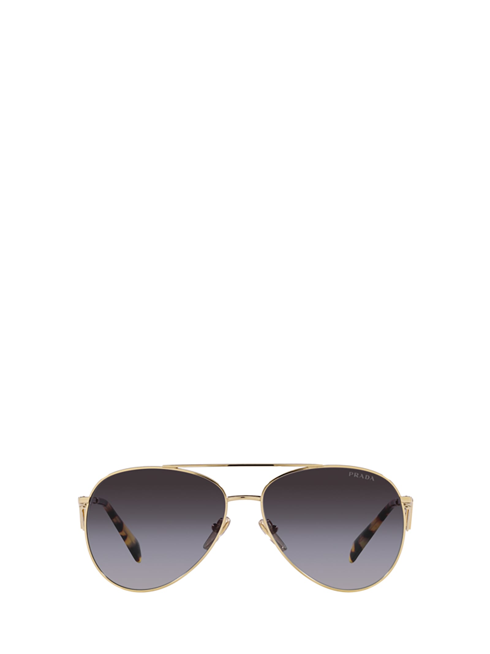 Prada Pr 73zs Pale Gold Sunglasses