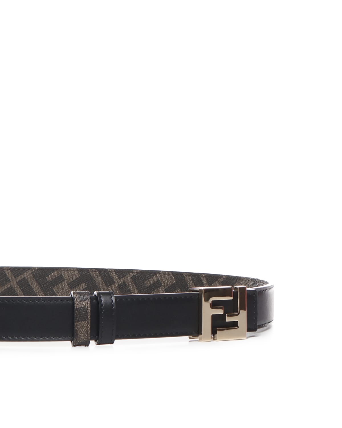 Shop Fendi Reversible Ff Squared Belt