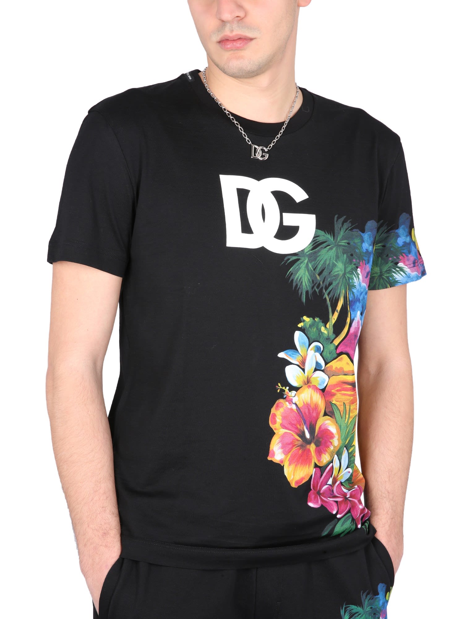 Shop Dolce & Gabbana Logo Print T-shirt