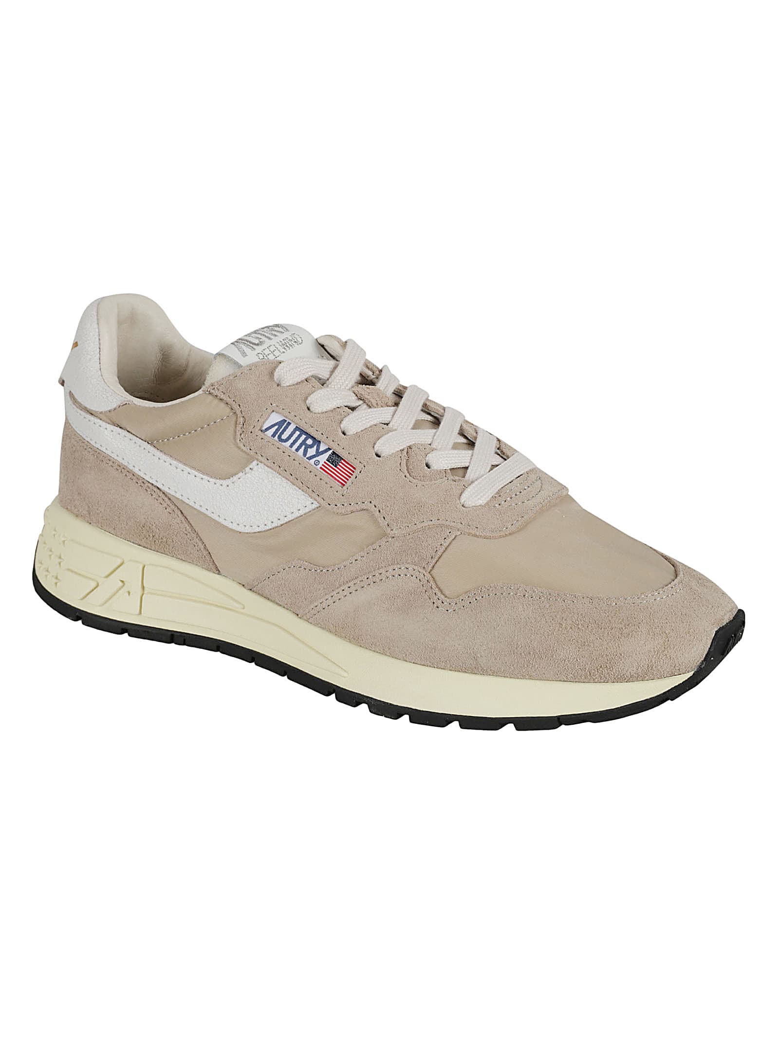 Shop Autry Reelwind Sneakers In Beige