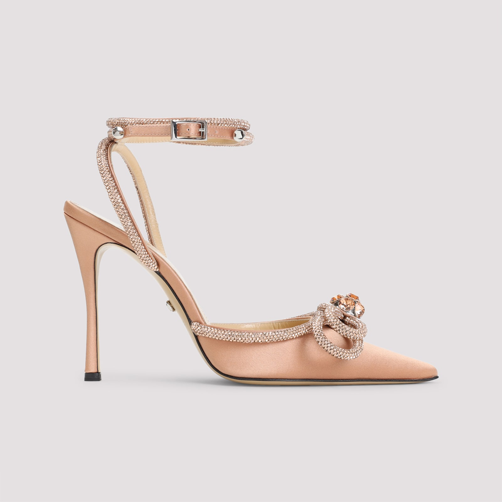 Mach & Mach Double Bow Pumps In Brown