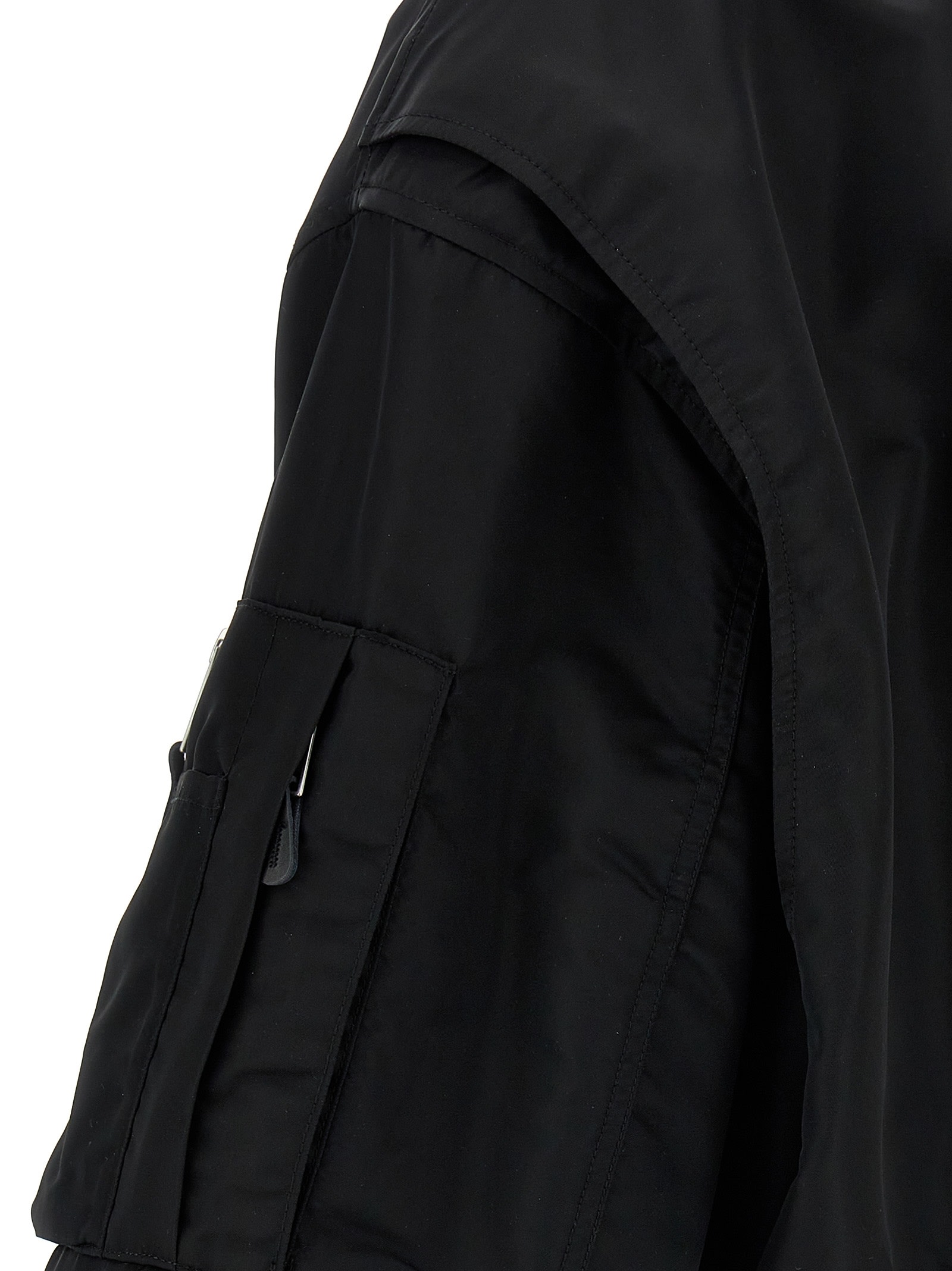 Entire Studios Broad Bomber Jacket In Black