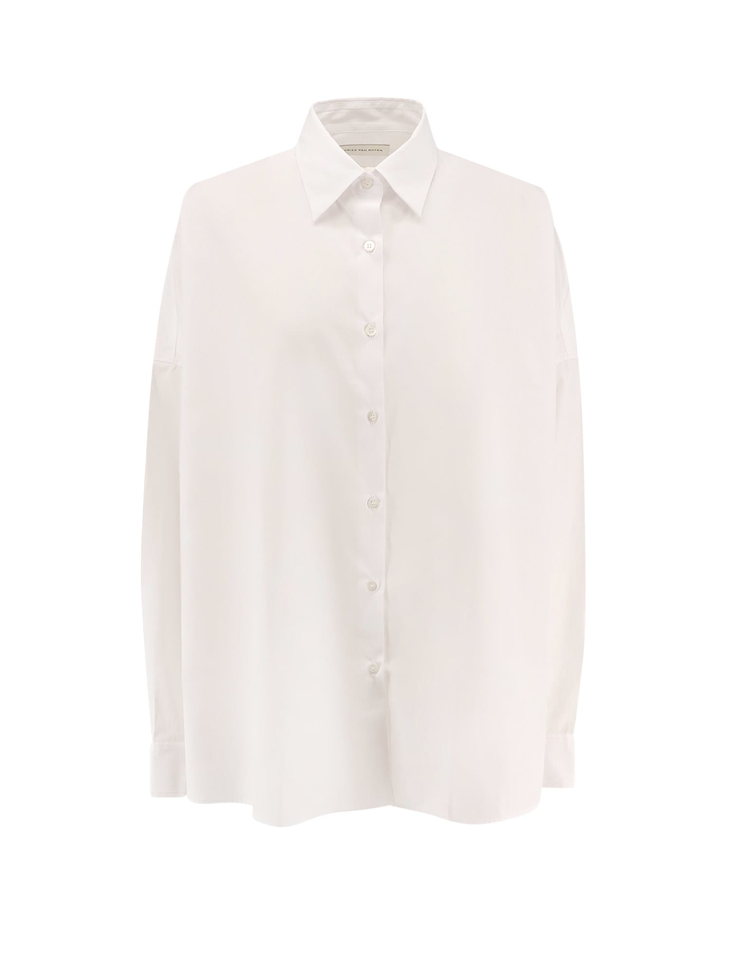 Shop Dries Van Noten Cotton Shirt