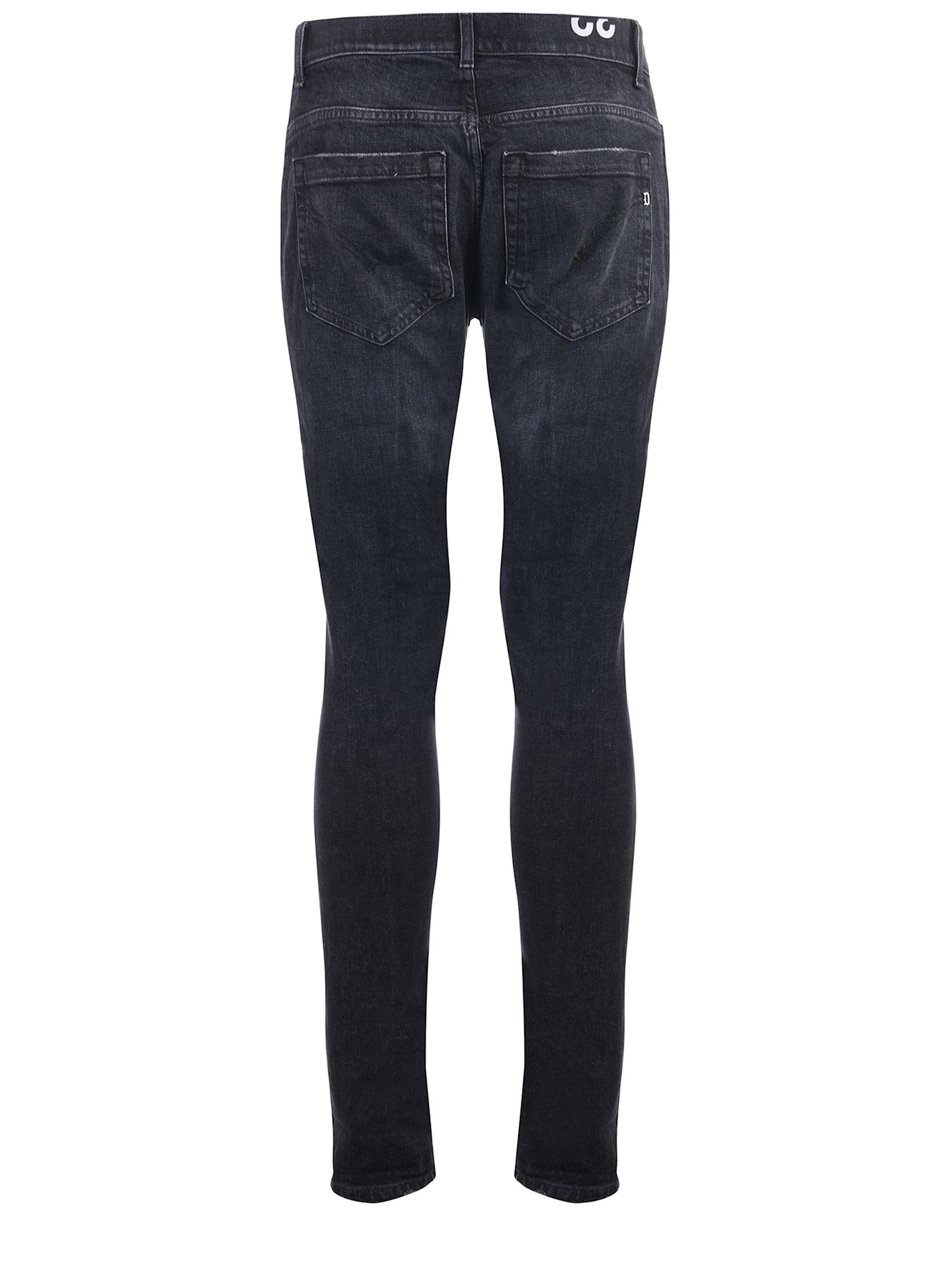 Shop Dondup George Jeans In Denim Nero