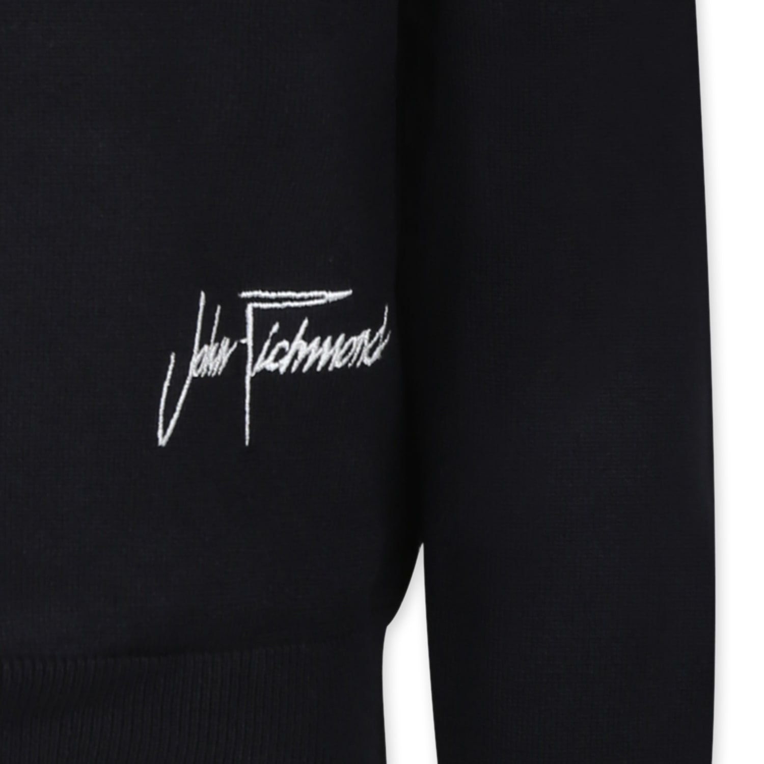 Richmond Black Cardigan For Boy In Black