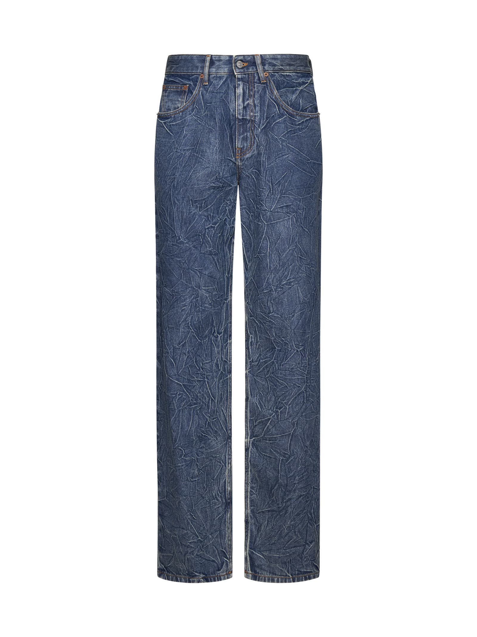 Shop Mm6 Maison Margiela Jeans In Blue