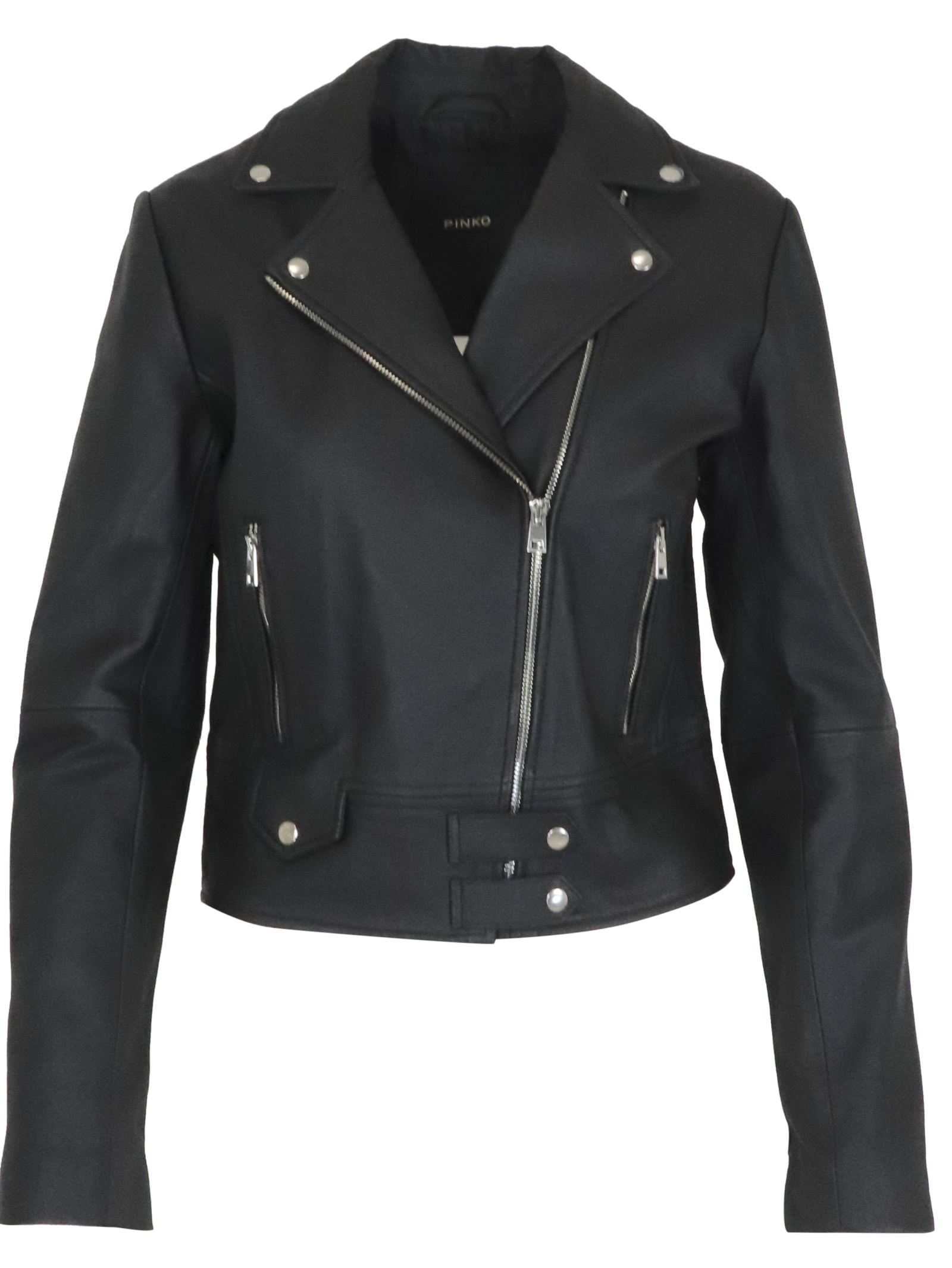 Pinko Sensibile 11 Leather Jacket
