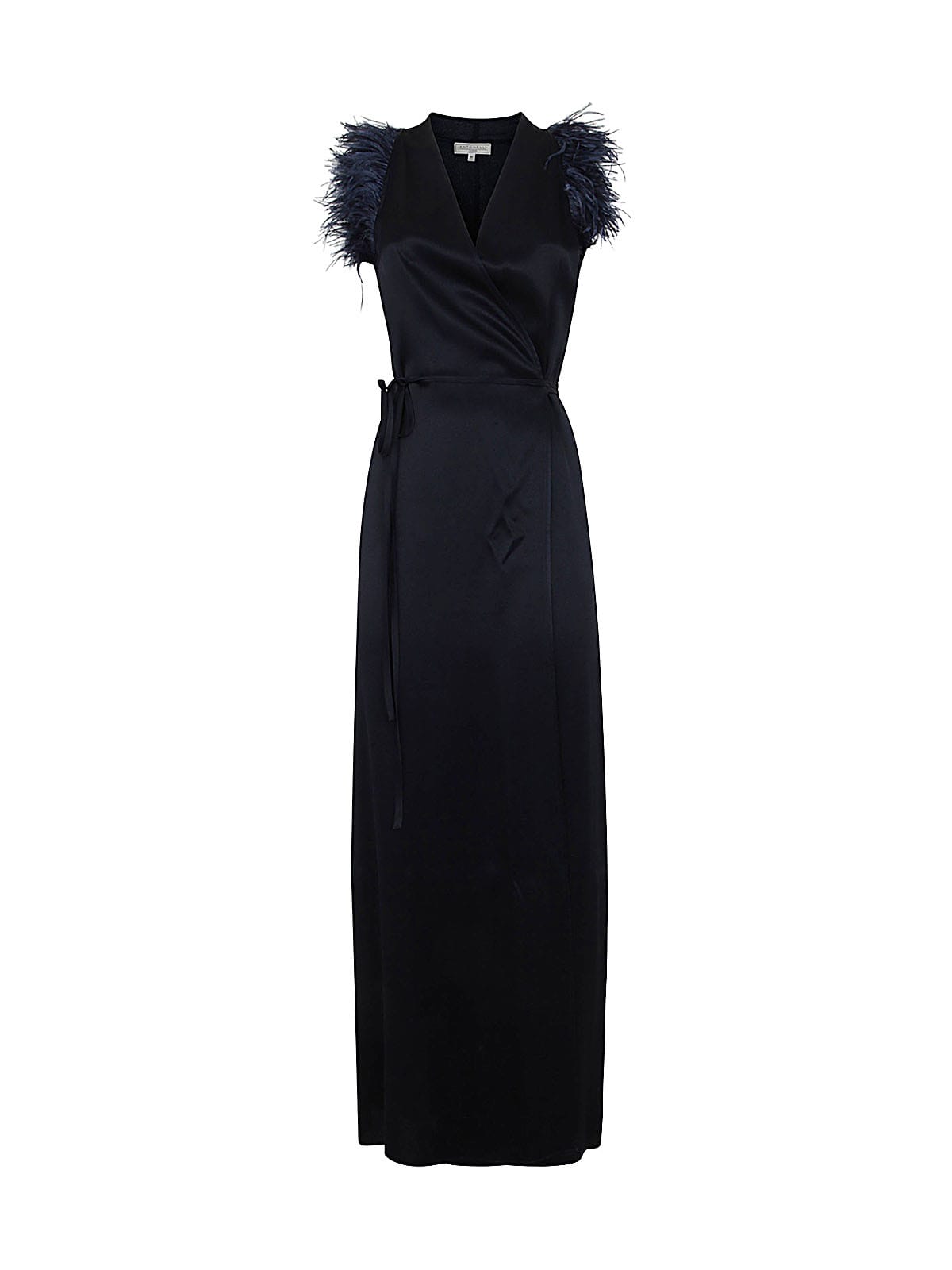 Antonelli Camelia Sleeveless Long Dress In Blue