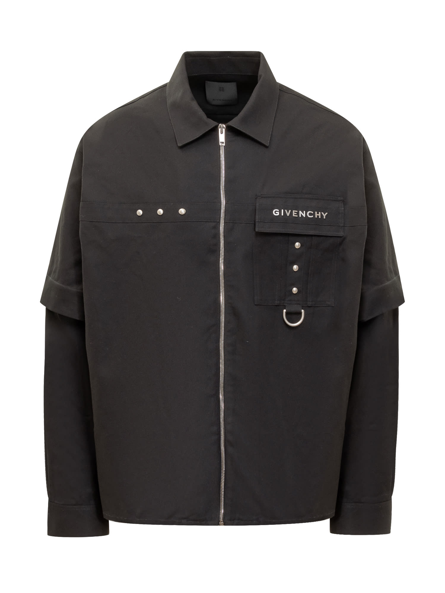 Shop Givenchy Hardware Shirt In Black