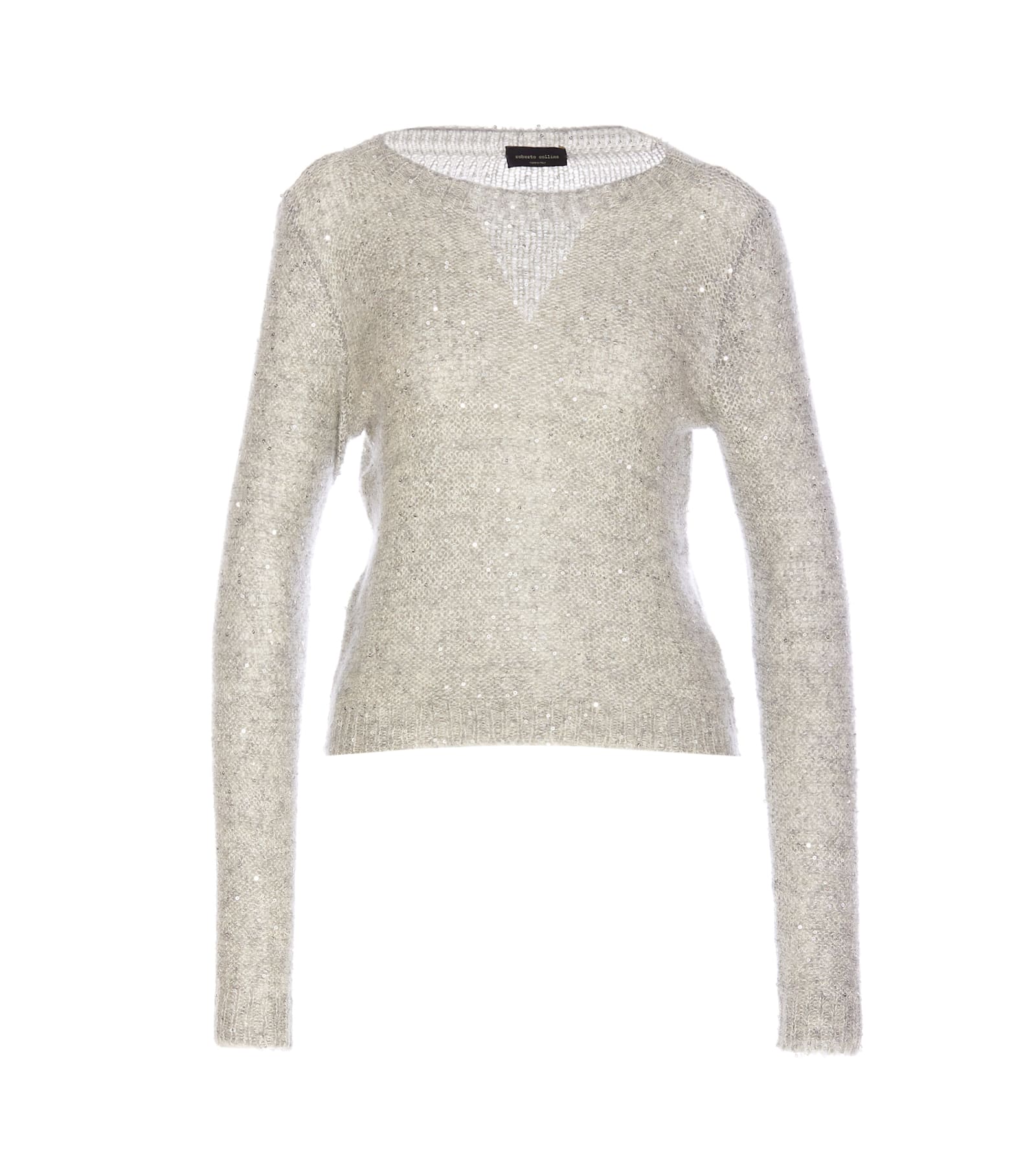 Shop Roberto Collina Sweater In Grey