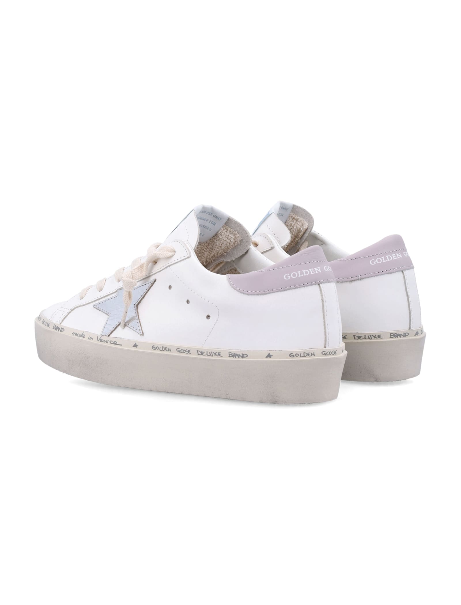 Golden Goose Hi-star Womans Sneakers In White