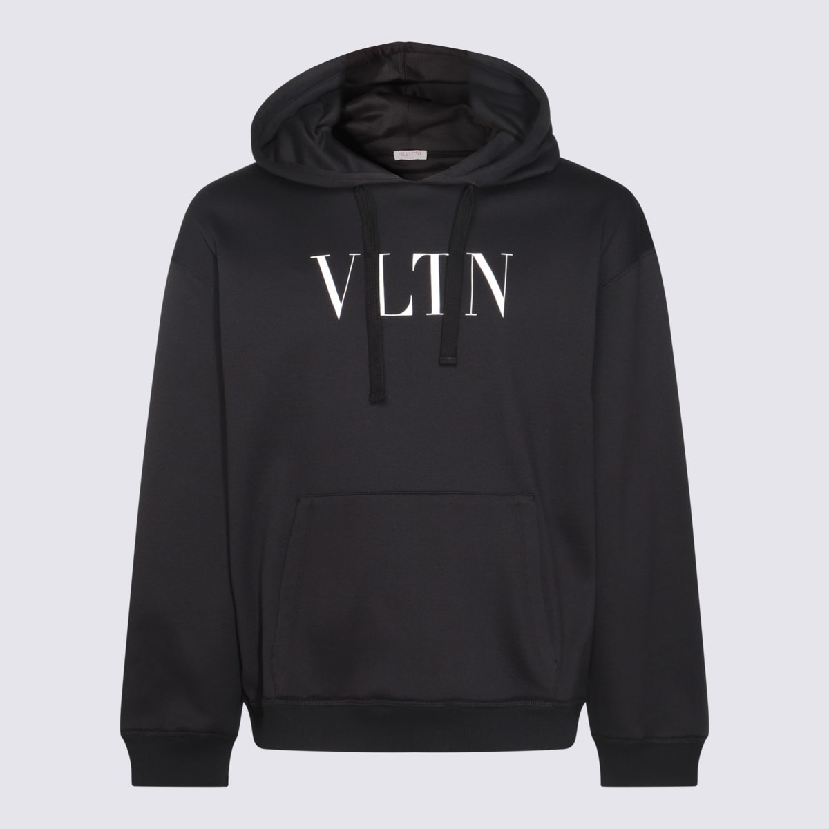 Shop Valentino Black Cotton Sweatshirt