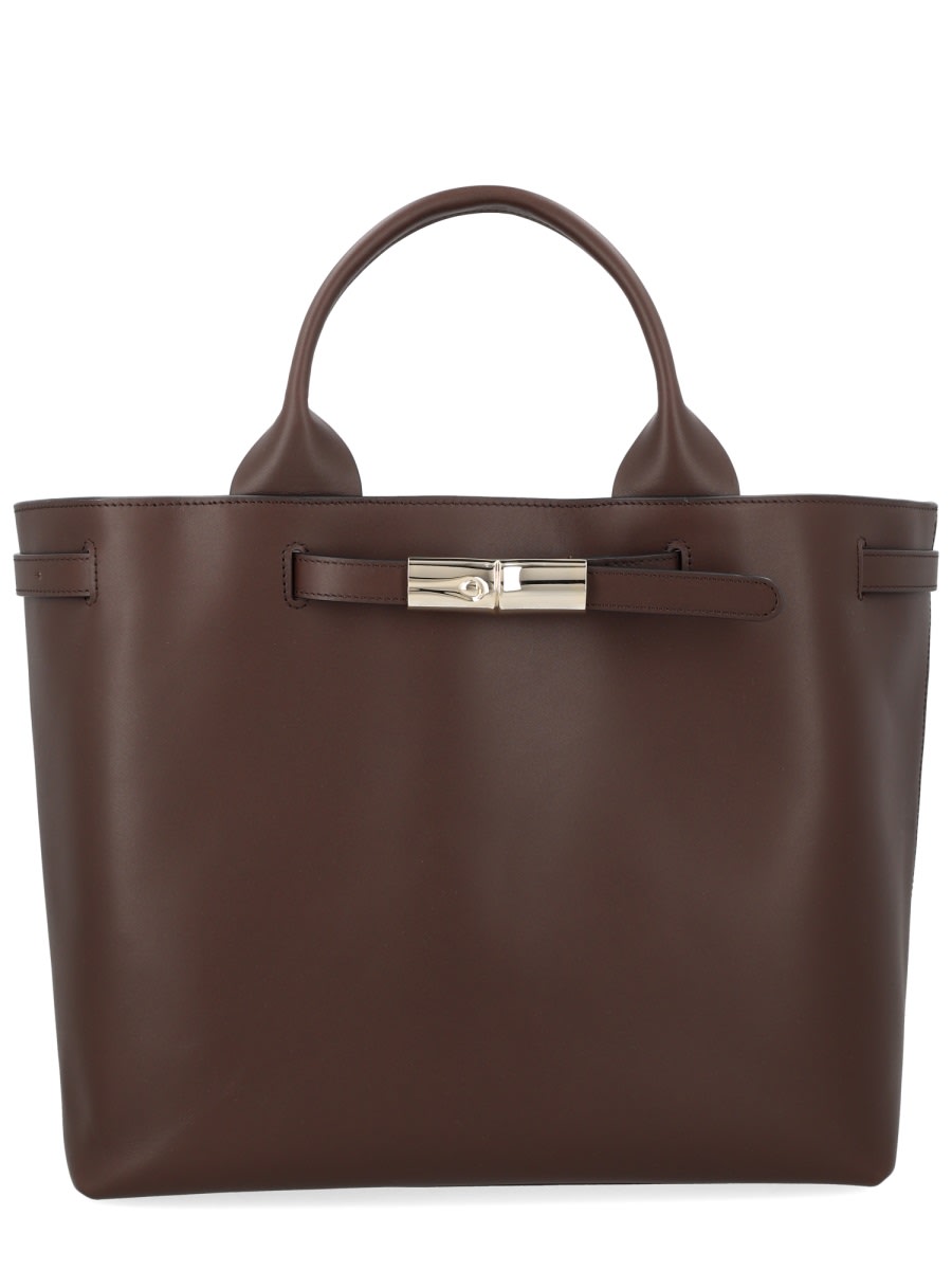 Longchamp Le Roseau Bag In Brown