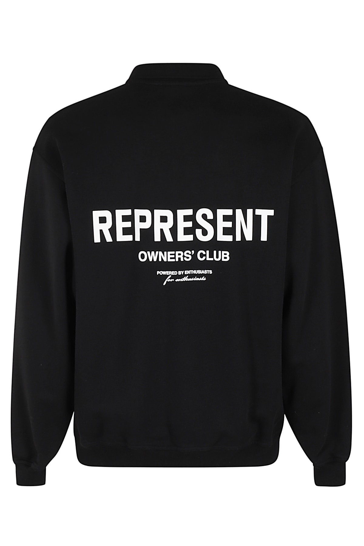 Shop Represent Owners Club Ls Polo Sweat In Black