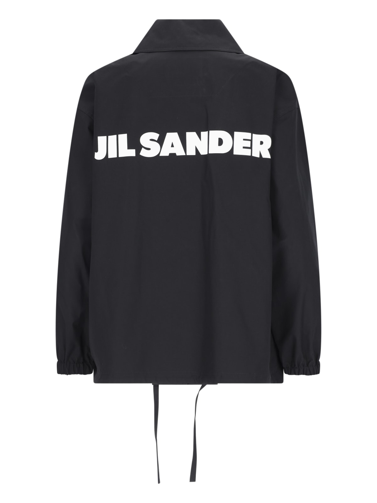 Shop Jil Sander Back Logo Jacket In Black