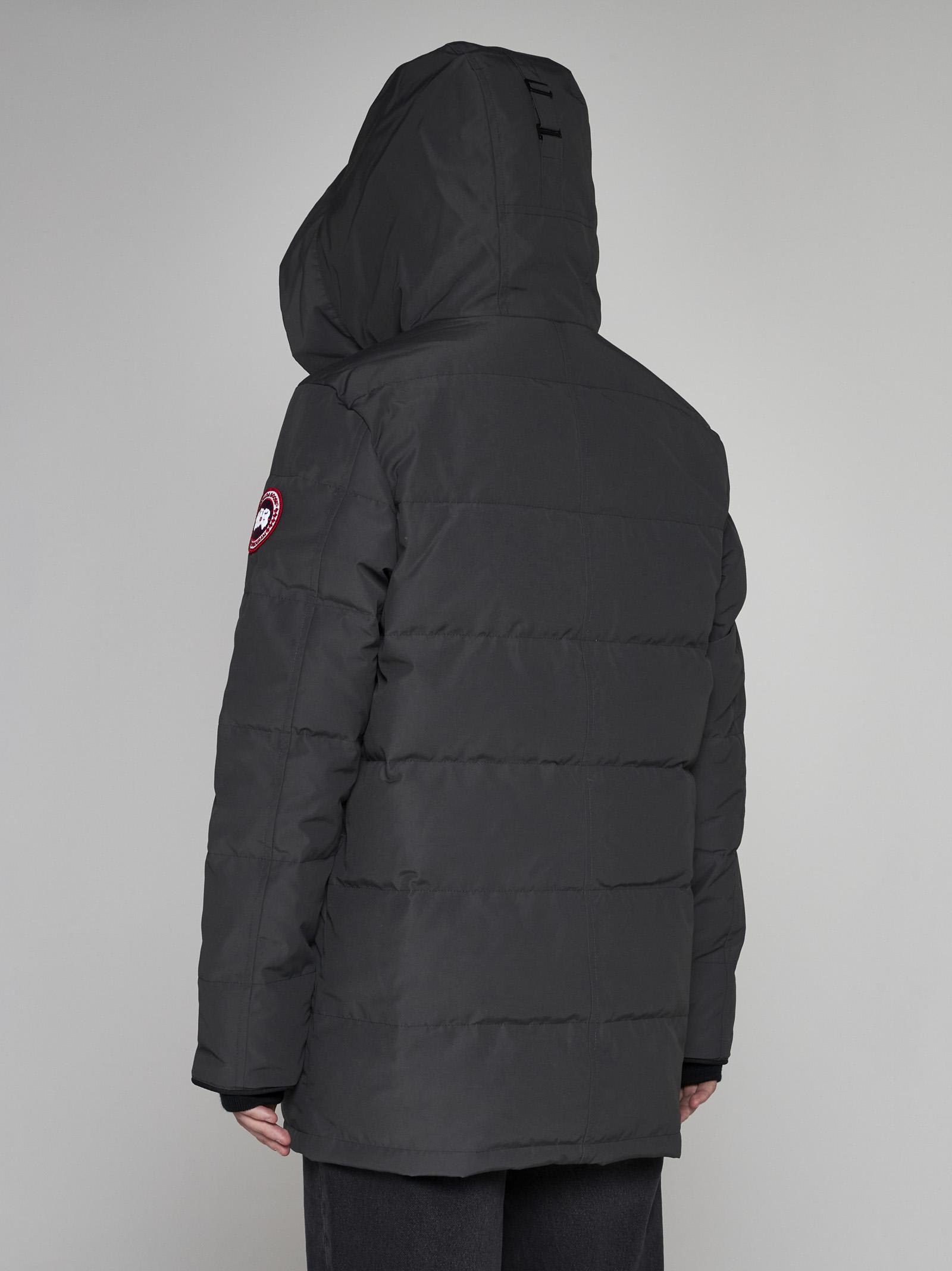 Shop Canada Goose Carson Nylon And Cotton Parka In Graphite