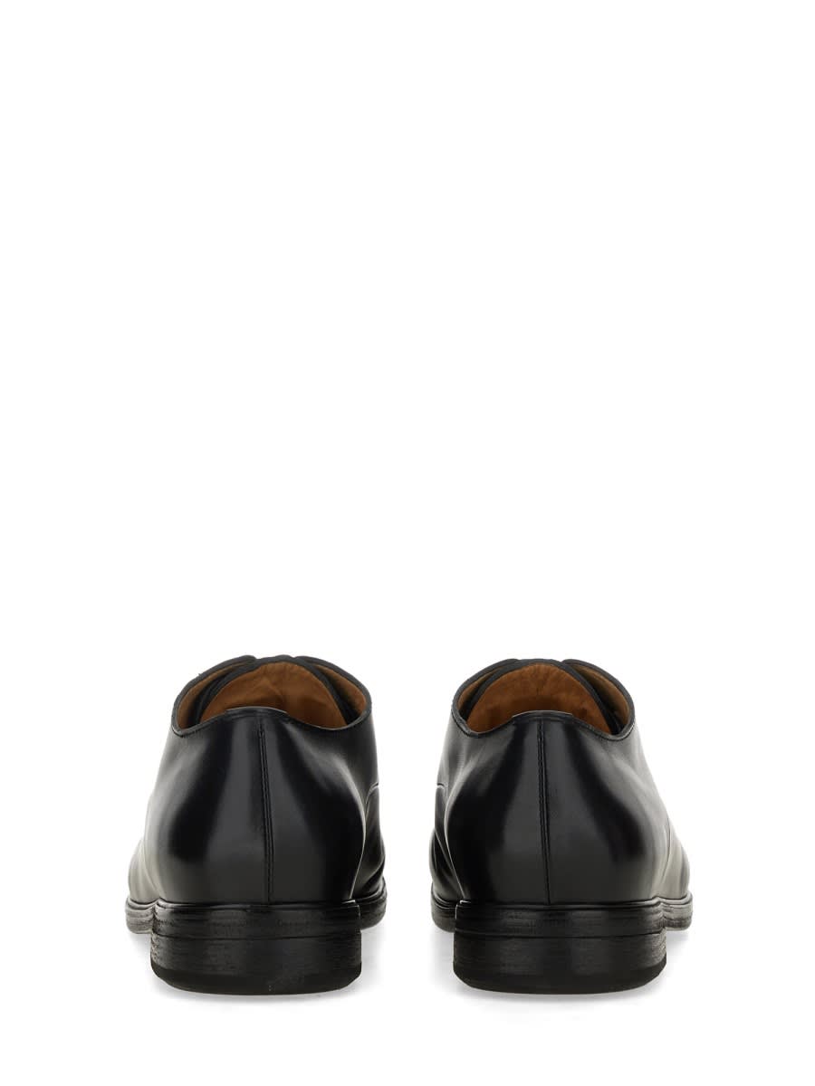 Marsèll Capozucca Leather Lace Up Derby Shoes In Black