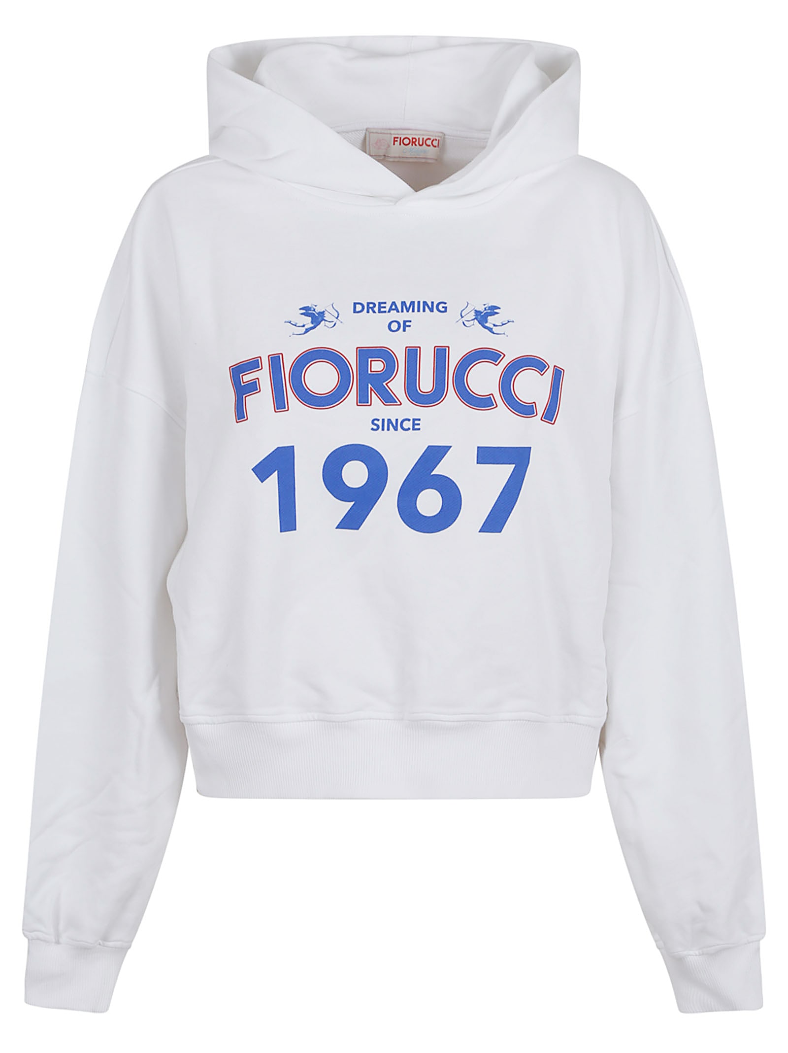 Dreaming 1967 Print Boxy Fit Cropped Hoodie - Fiorucci - Modalova