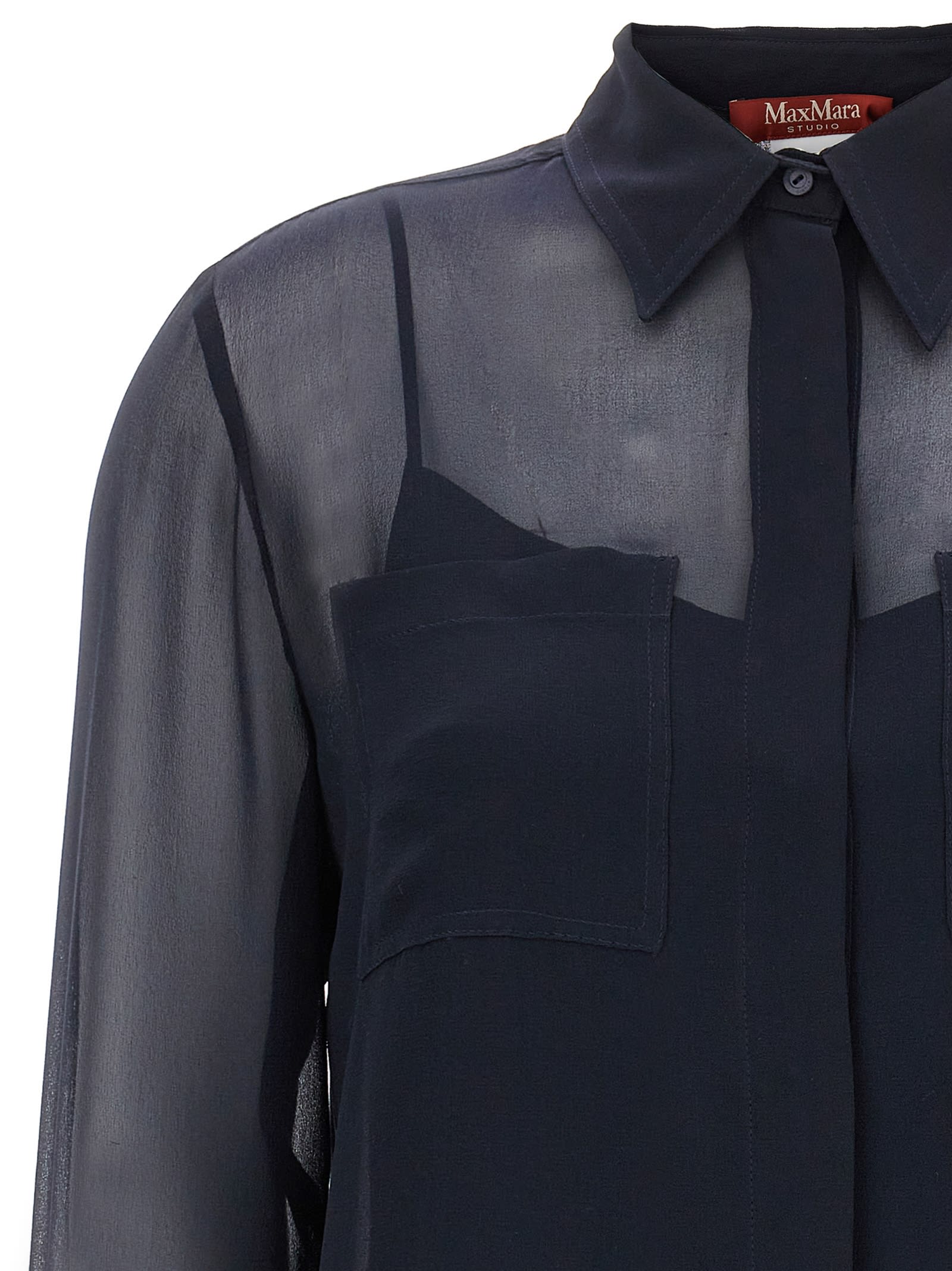 Max Mara Orietta Shirt In Black