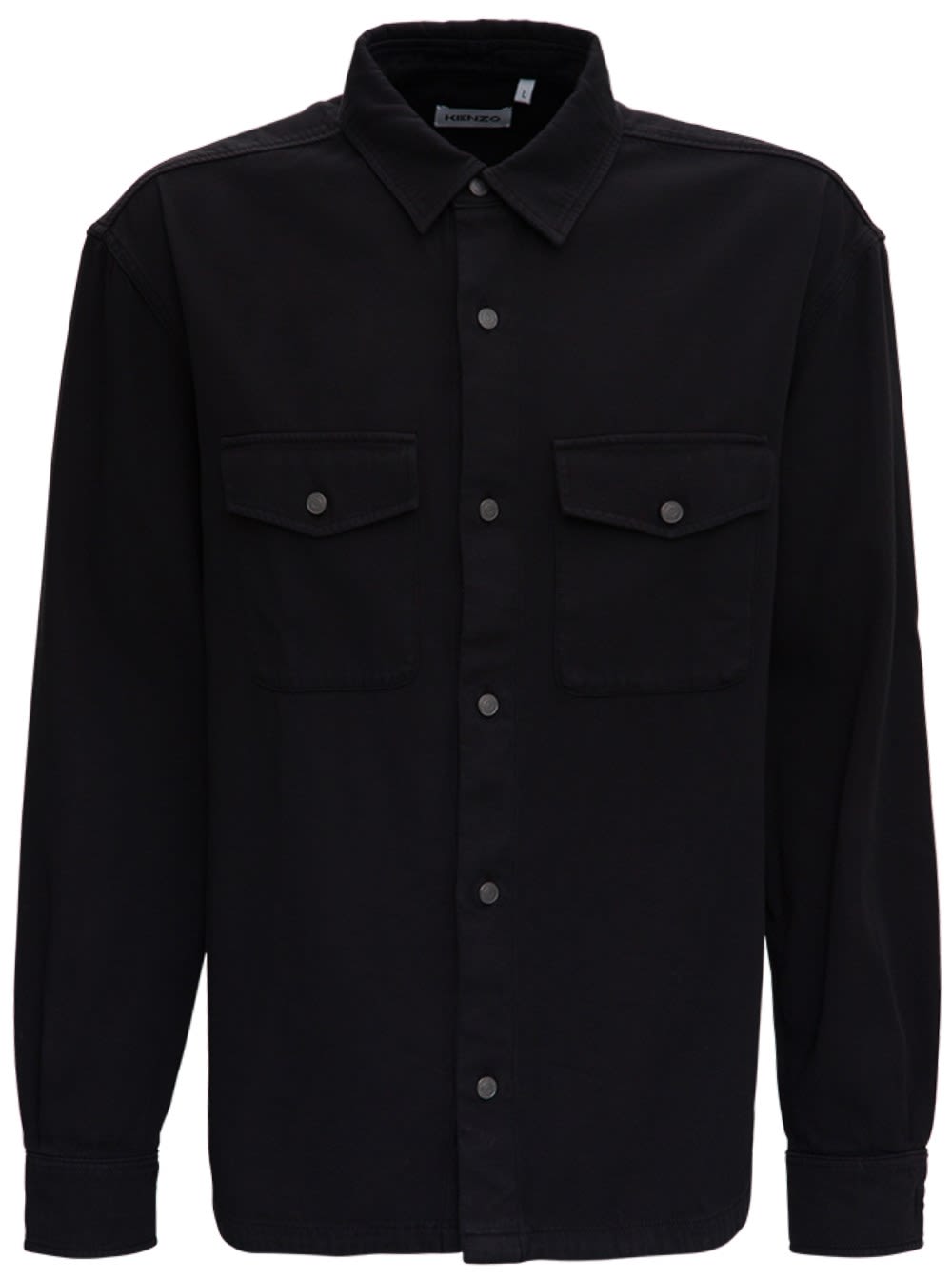 Kenzo Jersey Black Shirt