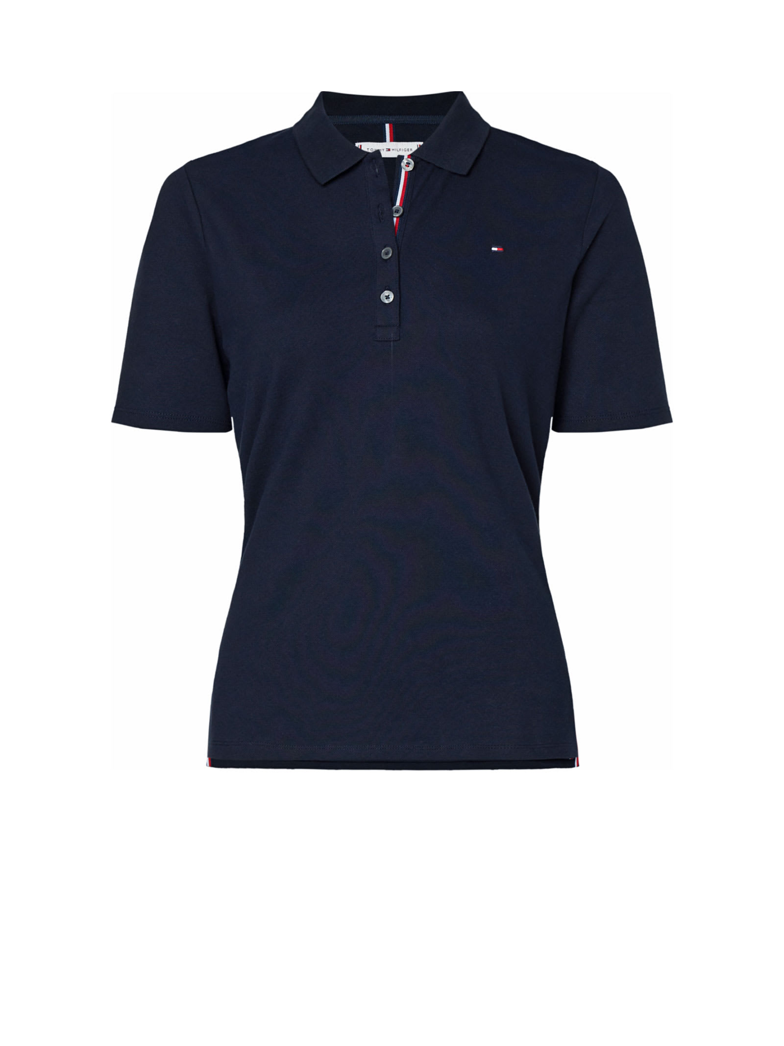 Tommy Hilfiger Blue Cotton Polo Shirt