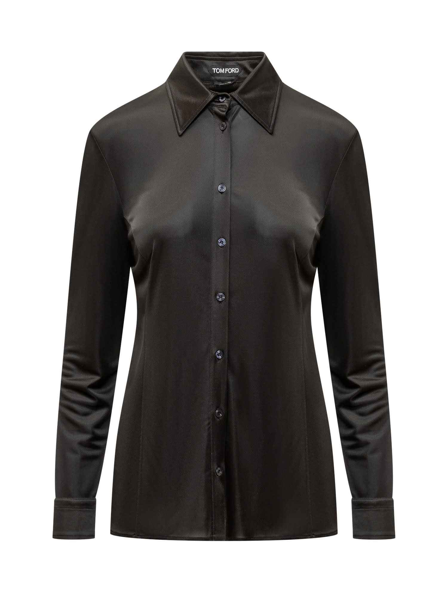 Shop Tom Ford Shirt In Black