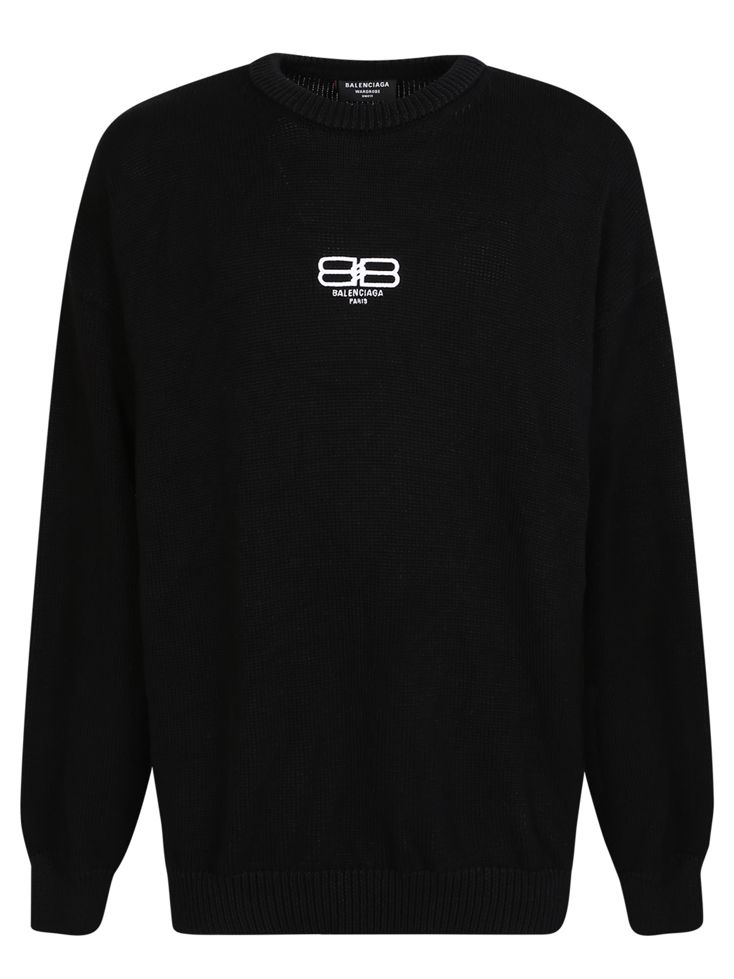 Balenciaga Oversized Sweatshirt Black