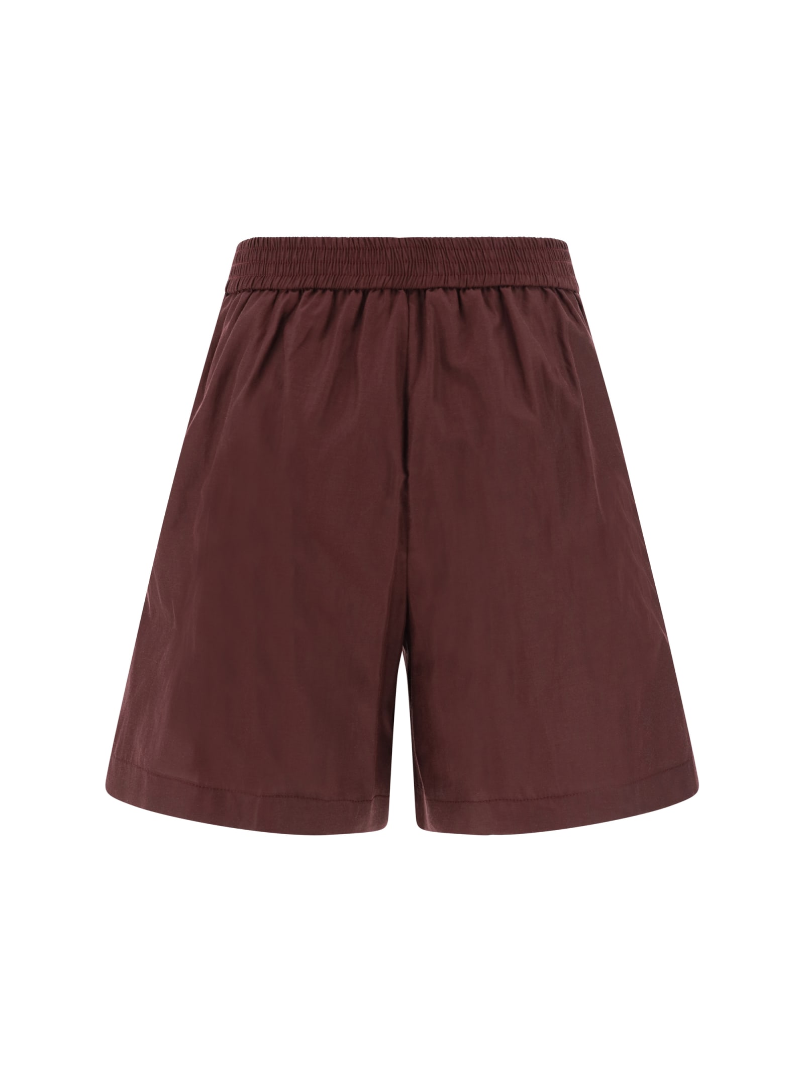 Shop Forte Forte Shorts In Cacao