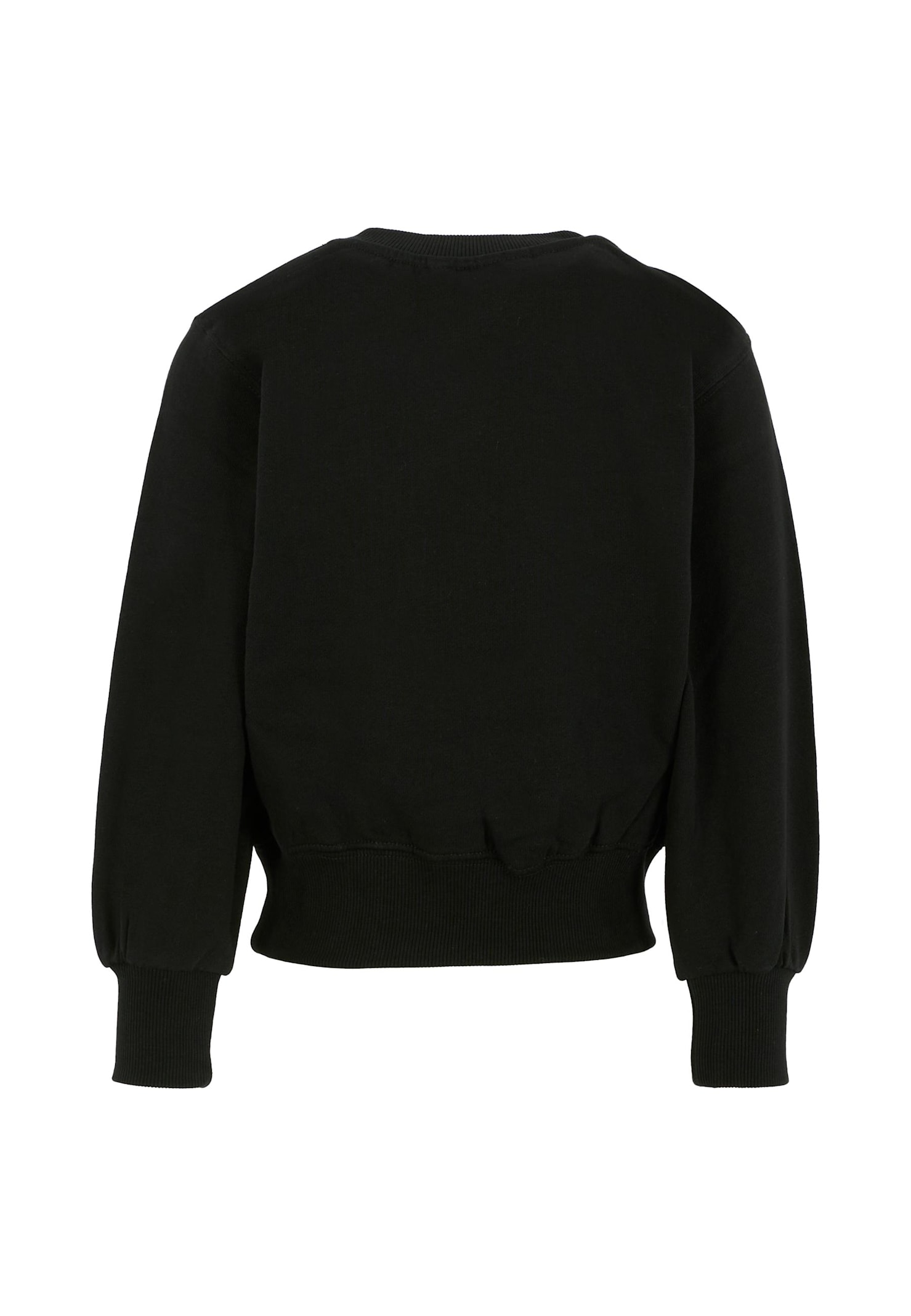 Molo Black Sweatshirt For Girl With Christmas Tree In Brown