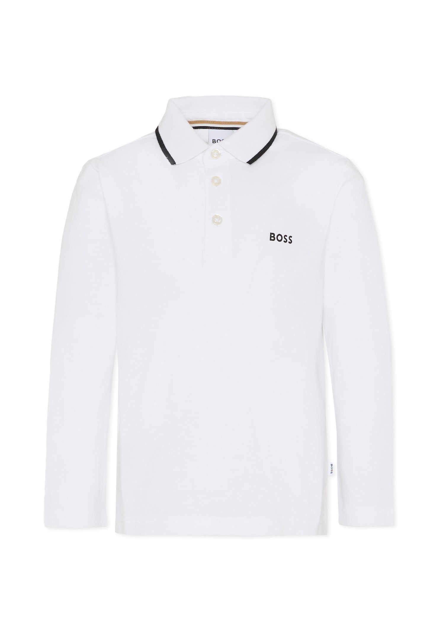 Hugo Boss Polo Shirt Boss Kids Color White In White