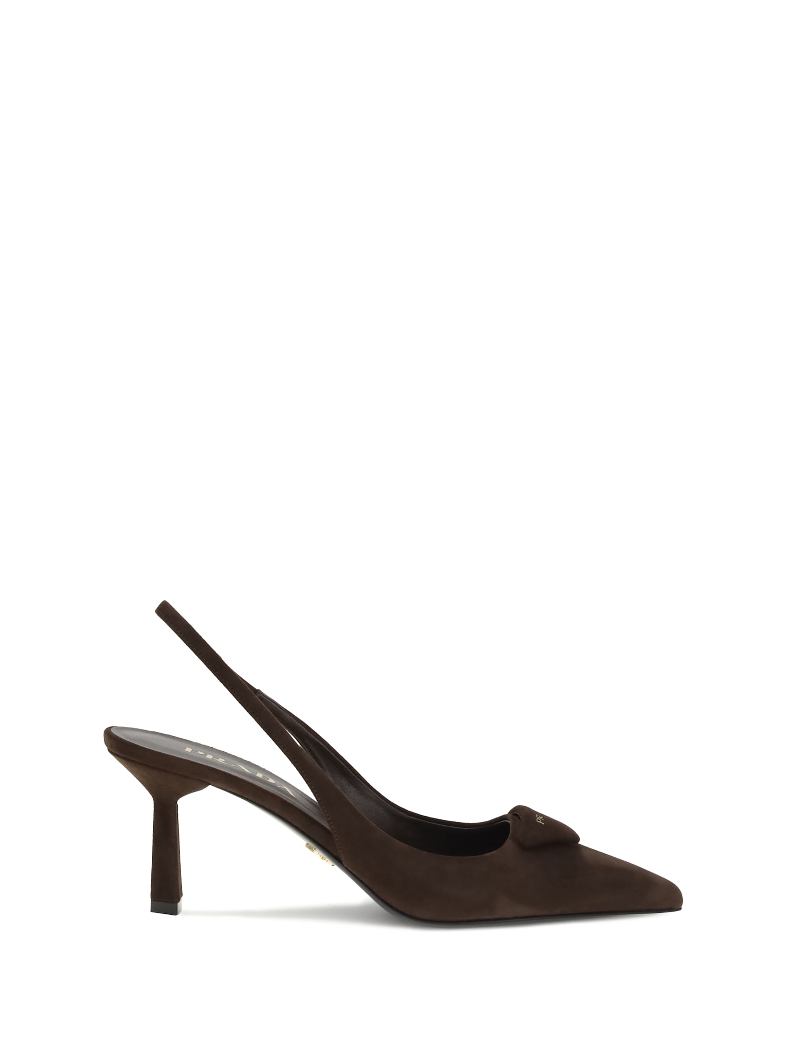 Prada Suede Slingback Pumps