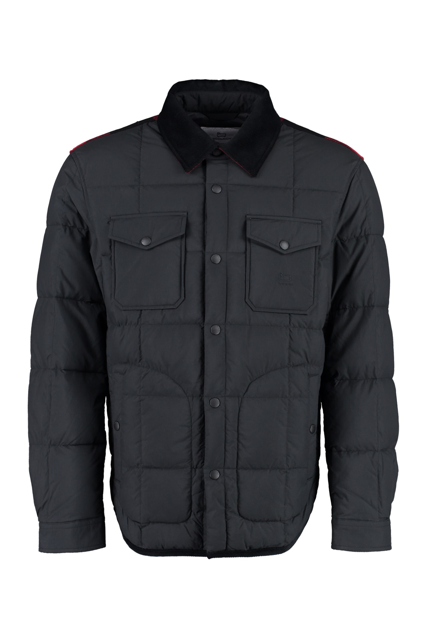 Shop Woolrich Heritage Terrain Padded Jacket In Black