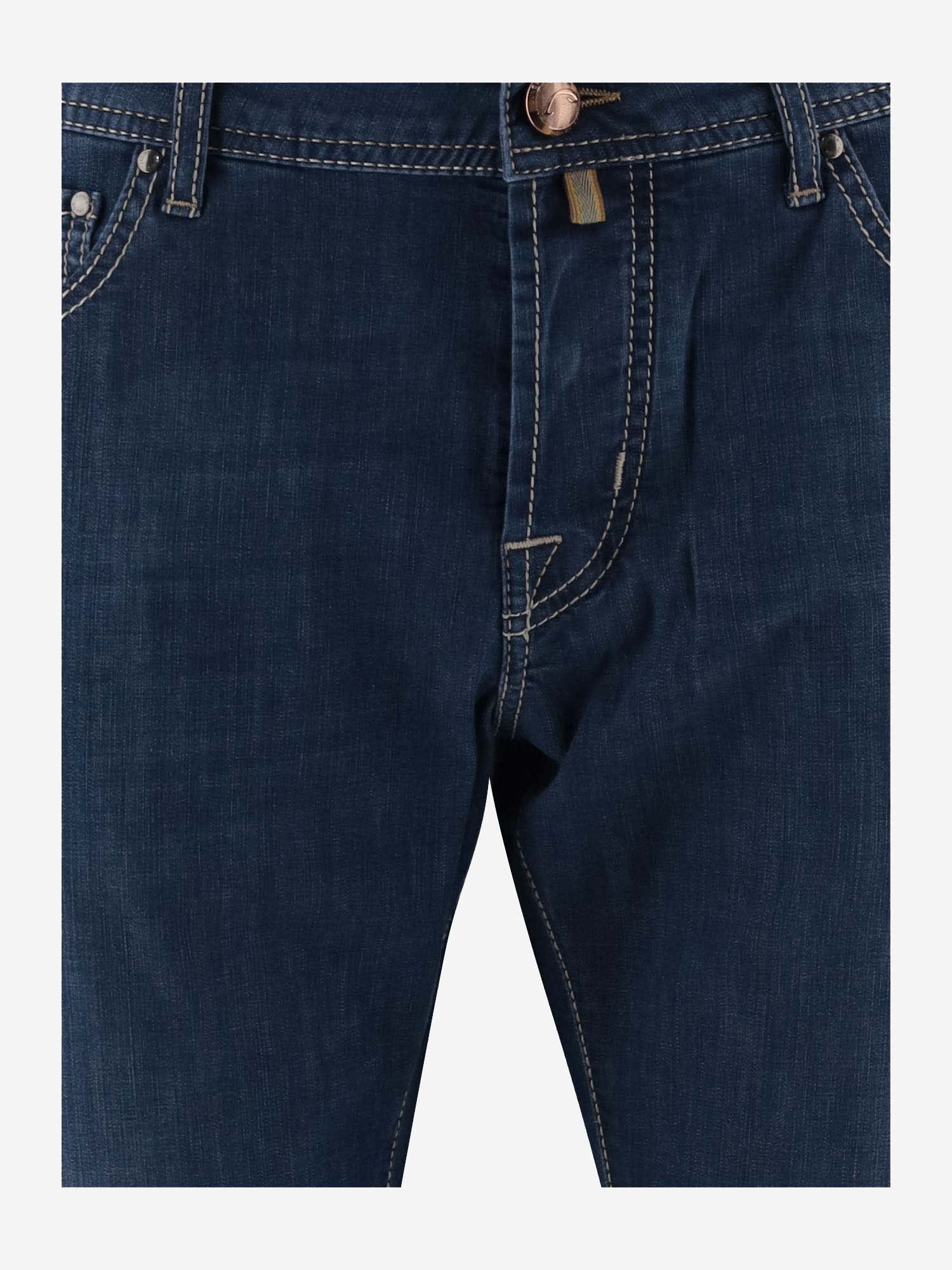 Shop Jacob Cohen Cotton Blend Denim Jeans