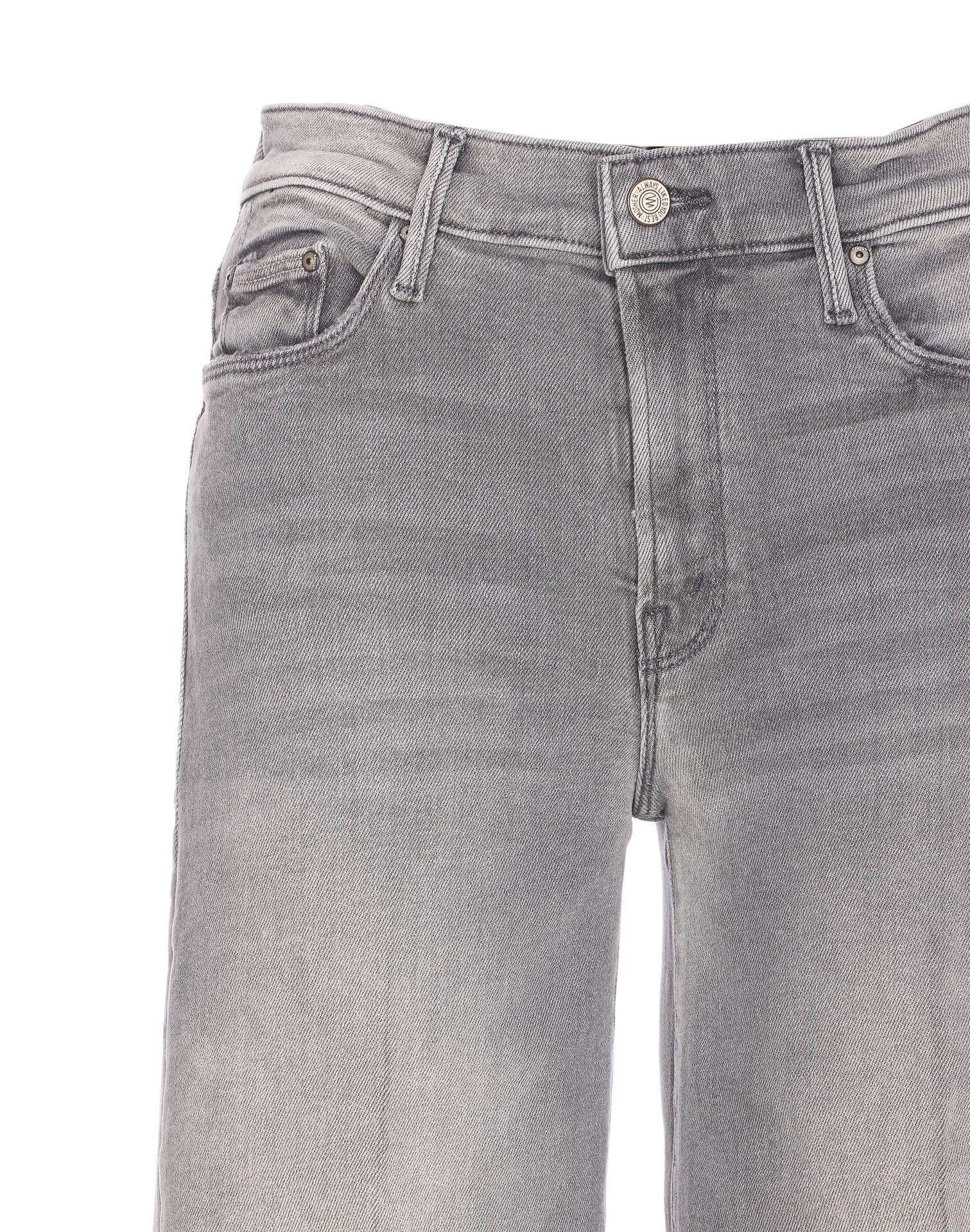 Mother The Twister Heel Denim Jeans In Gray