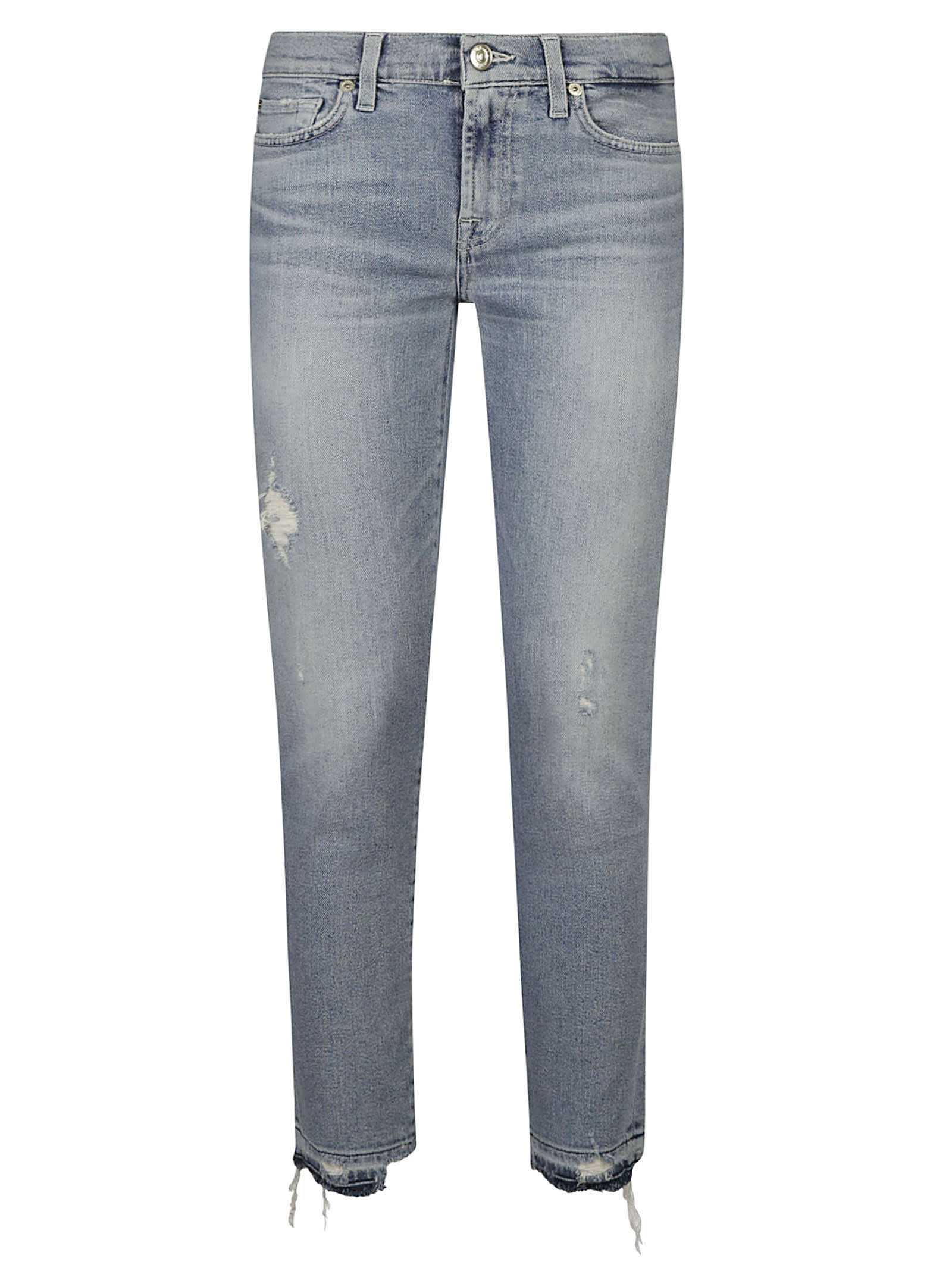 Seven London Distressed Detail Skinny Jeans